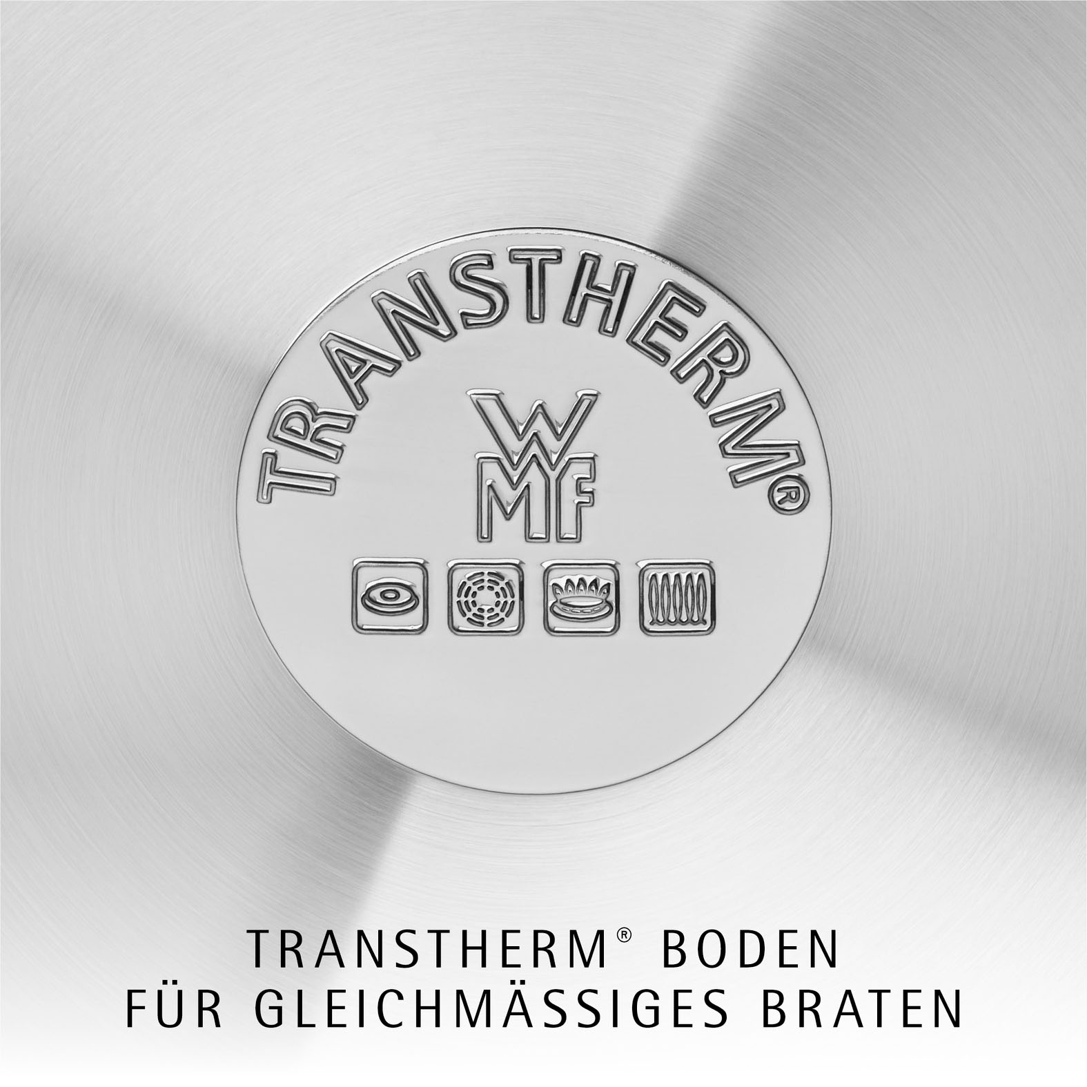 WMF Bratpfanne »Profi, induktionsgeeignet, unbeschichtet, ideal für scharfes Anbraten« Cromargan® Edelstahl Rostfrei 18/10 extrem strapazierfähig und langlebig, für alle Herdarten geeignet