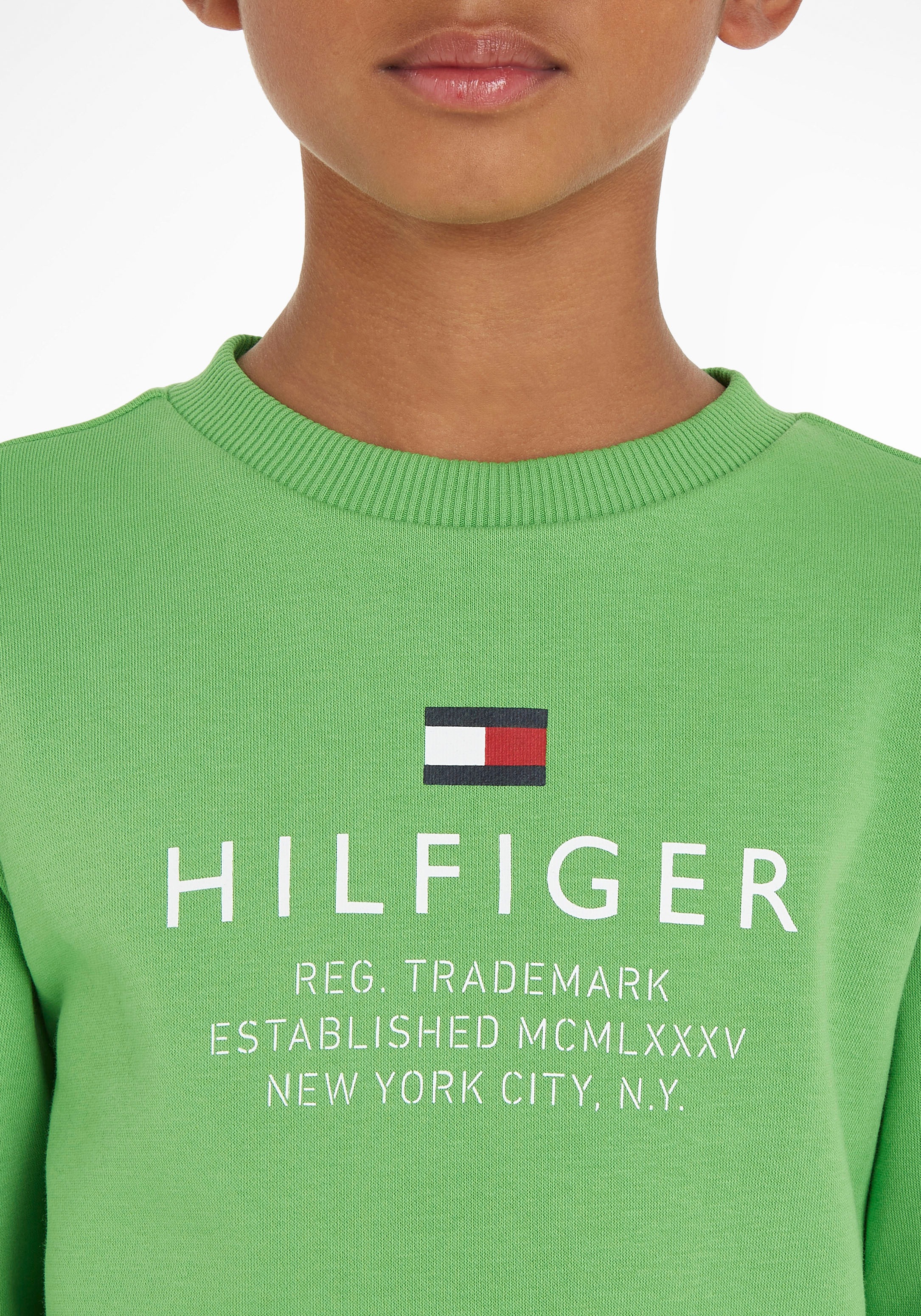 Tommy Hilfiger Sweatshirt »TH LOGO SWEATSHIRT«, mit Logoschriftzug | BAUR
