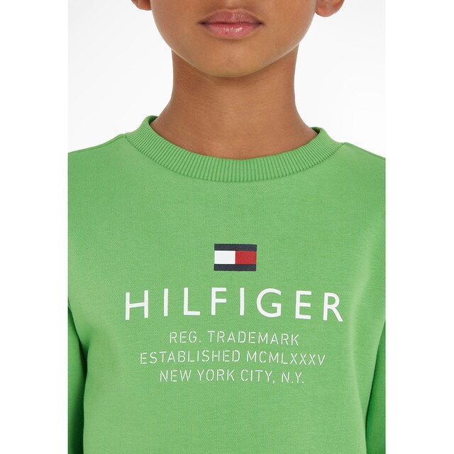 Tommy Hilfiger Sweatshirt »TH LOGO SWEATSHIRT«, mit Logoschriftzug | BAUR