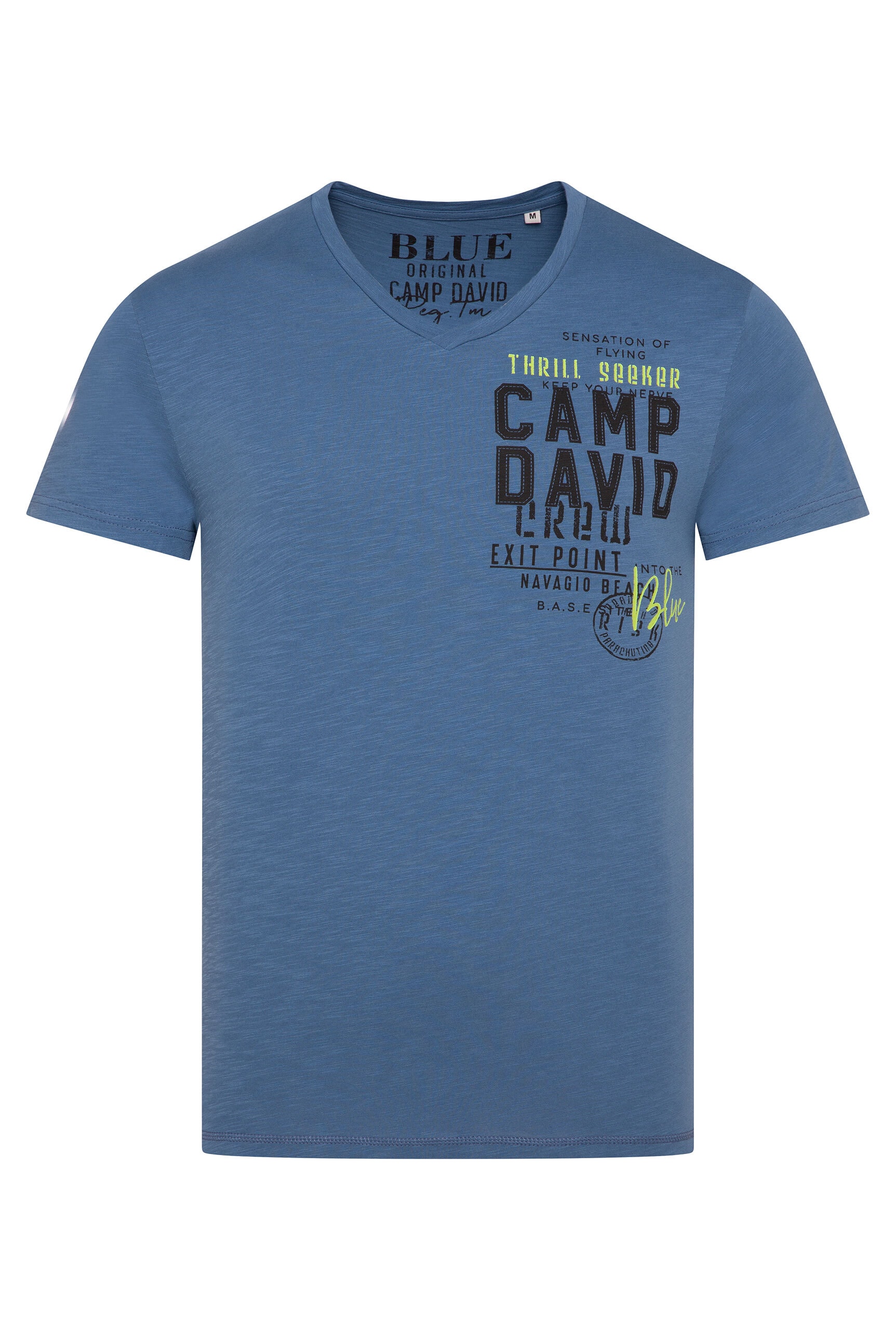 CAMP DAVID V-Shirt, mit maskulinem V-Ausschnitt