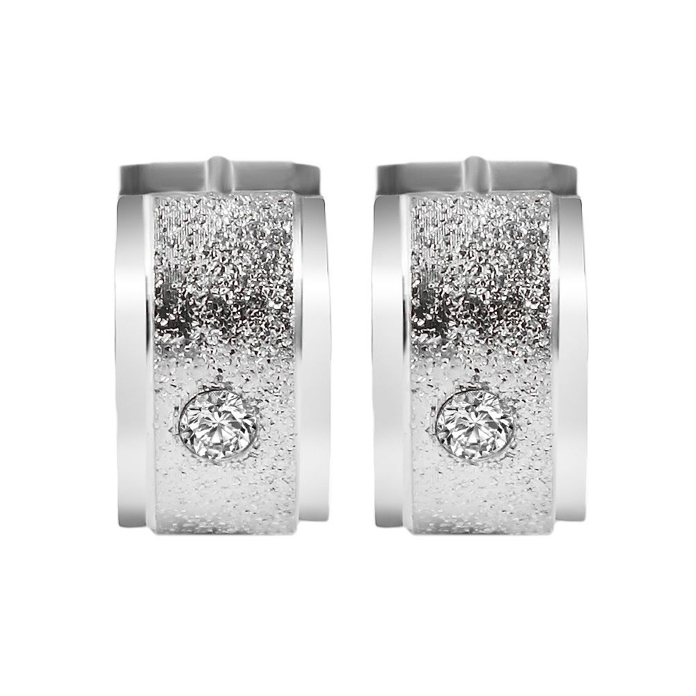 Adelia´s Klappcreolen "Damen Ohrringe – Klappcreole aus Edelstahl mit Stras günstig online kaufen