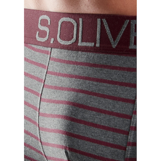 s.Oliver in Boxershorts, Webbund kontrastfarbenem 4 BAUR Hipster-Form St.), | (Packung, mit