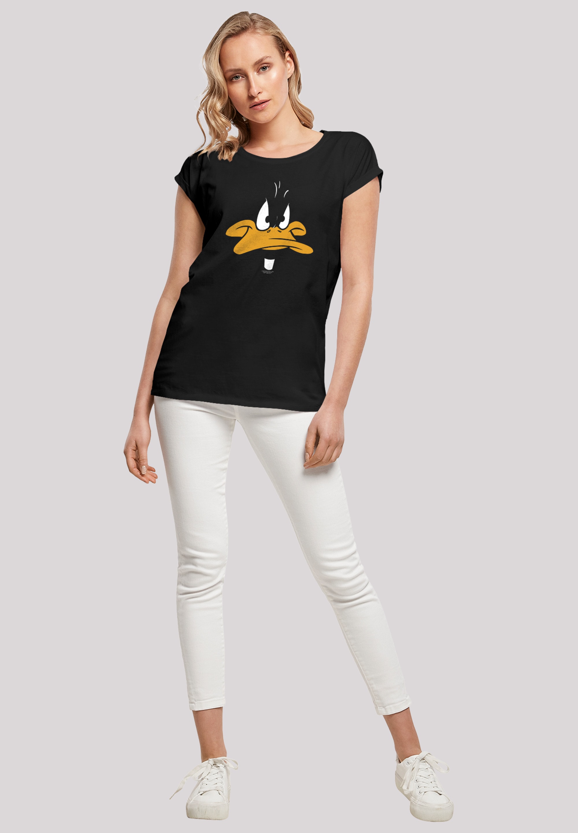 F4NT4STIC T-Shirt »Looney Tunes Daffy Duck Big«, Print