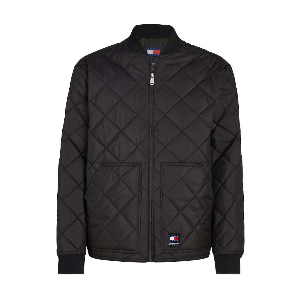 Tommy Jeans Bomberjacke »TJM REG ENTRY BOMBER«, mit Rautenmuster