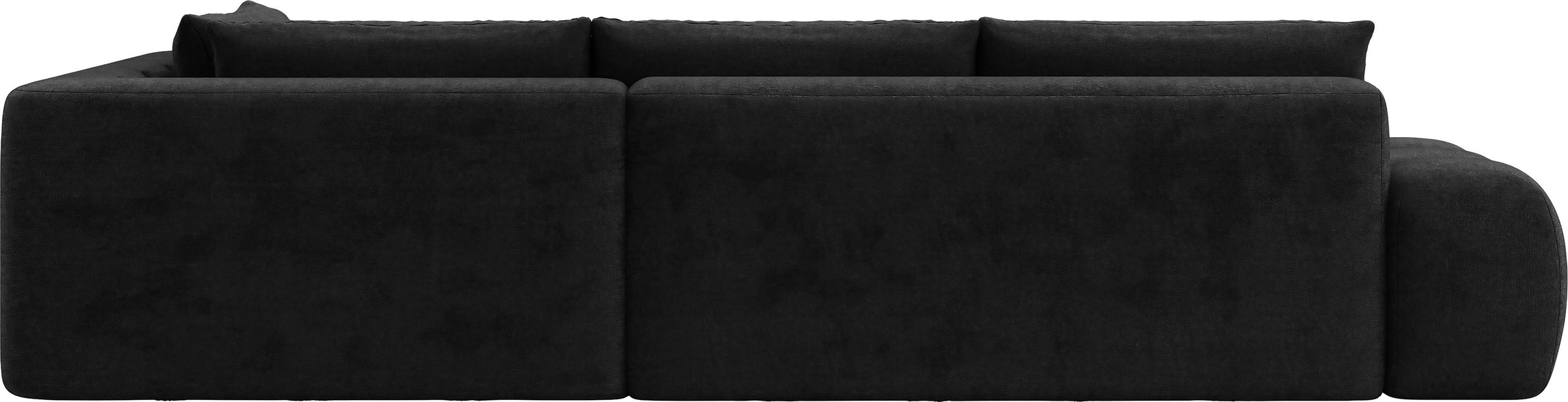 INOSIGN Ecksofa »AZITA Designsofa, elegant und bequem L-Form«, lose Rückenkissen, traumhafte Steppung, Maße B/T/H: 352/210/72 cm
