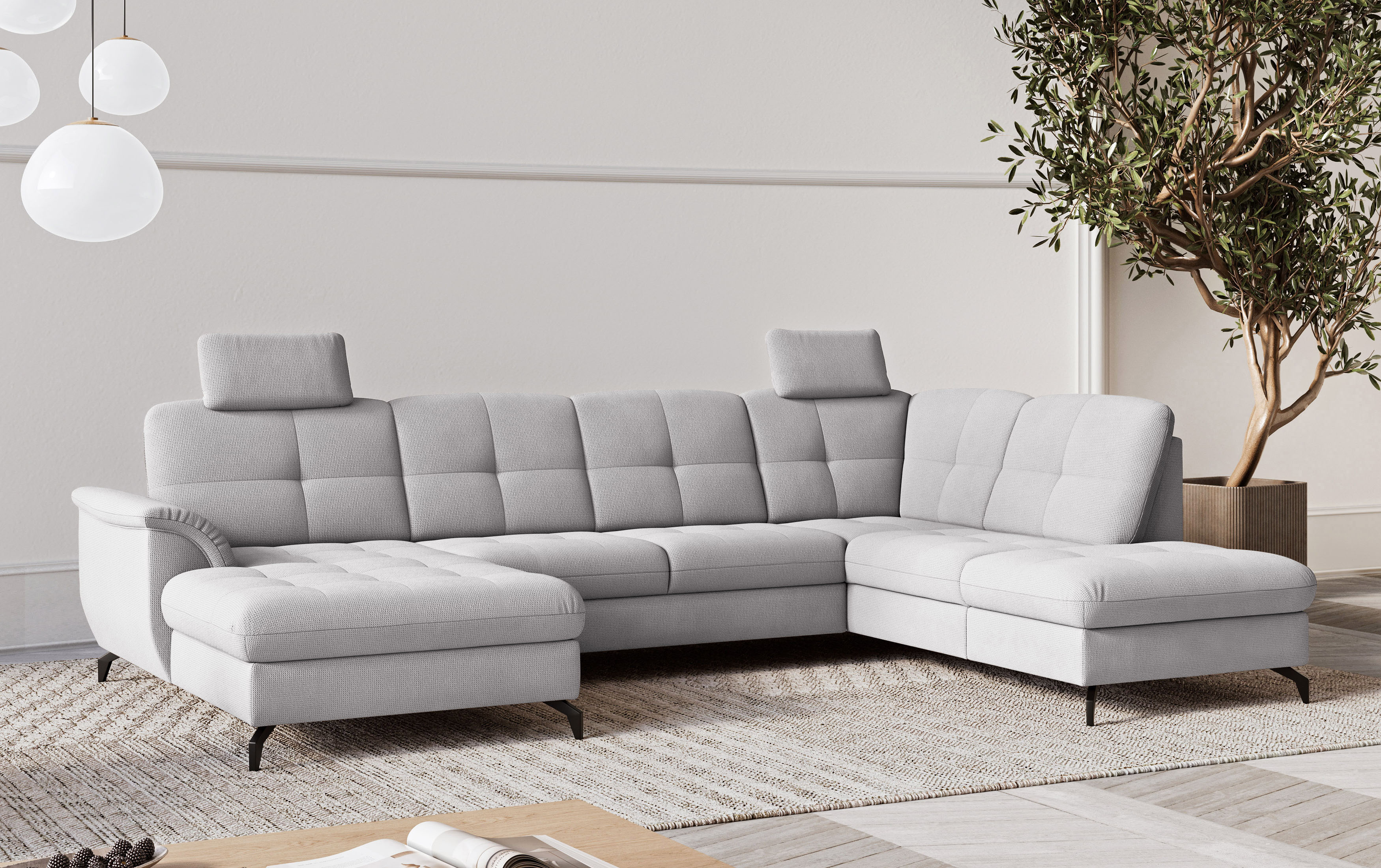 sit&more Wohnlandschaft "Zora" wahlweise mit Schlaffunktion und Bettkasten