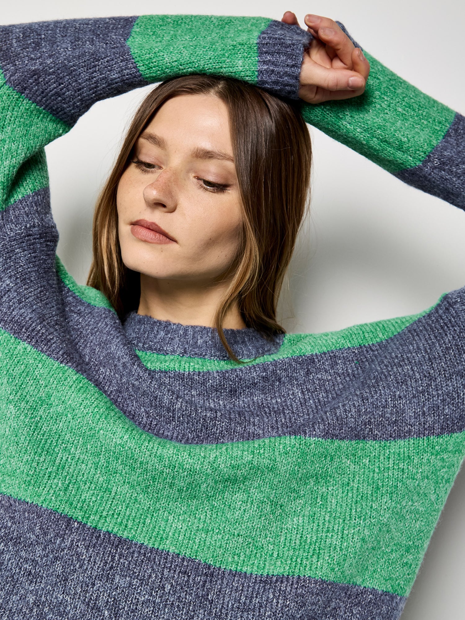 Apricot Streifenpullover »Oversized Pullover« mit Blockstreifen