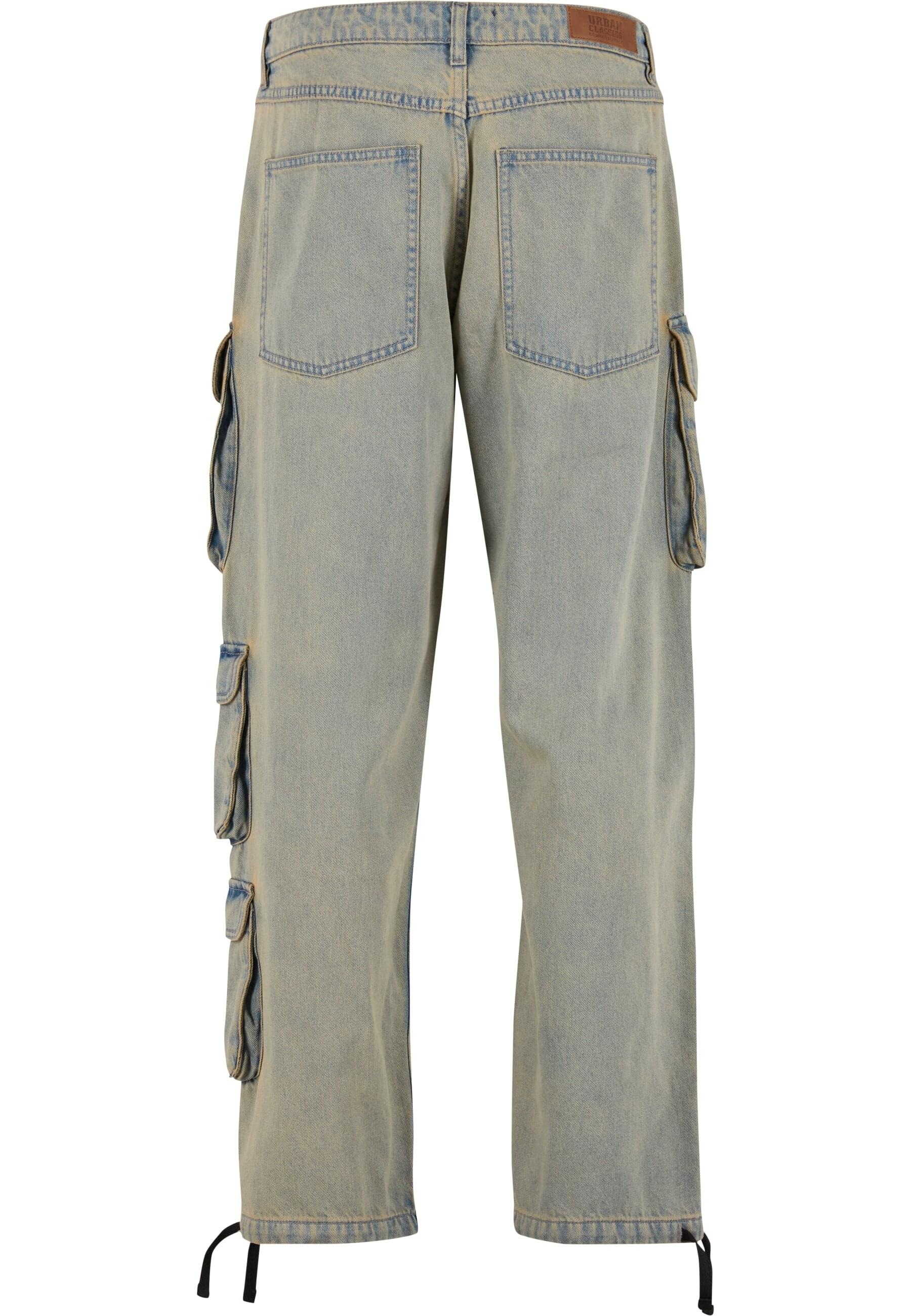 URBAN CLASSICS Cargohose "Urban Classics Multi Pocket Denim Cargo" günstig online kaufen