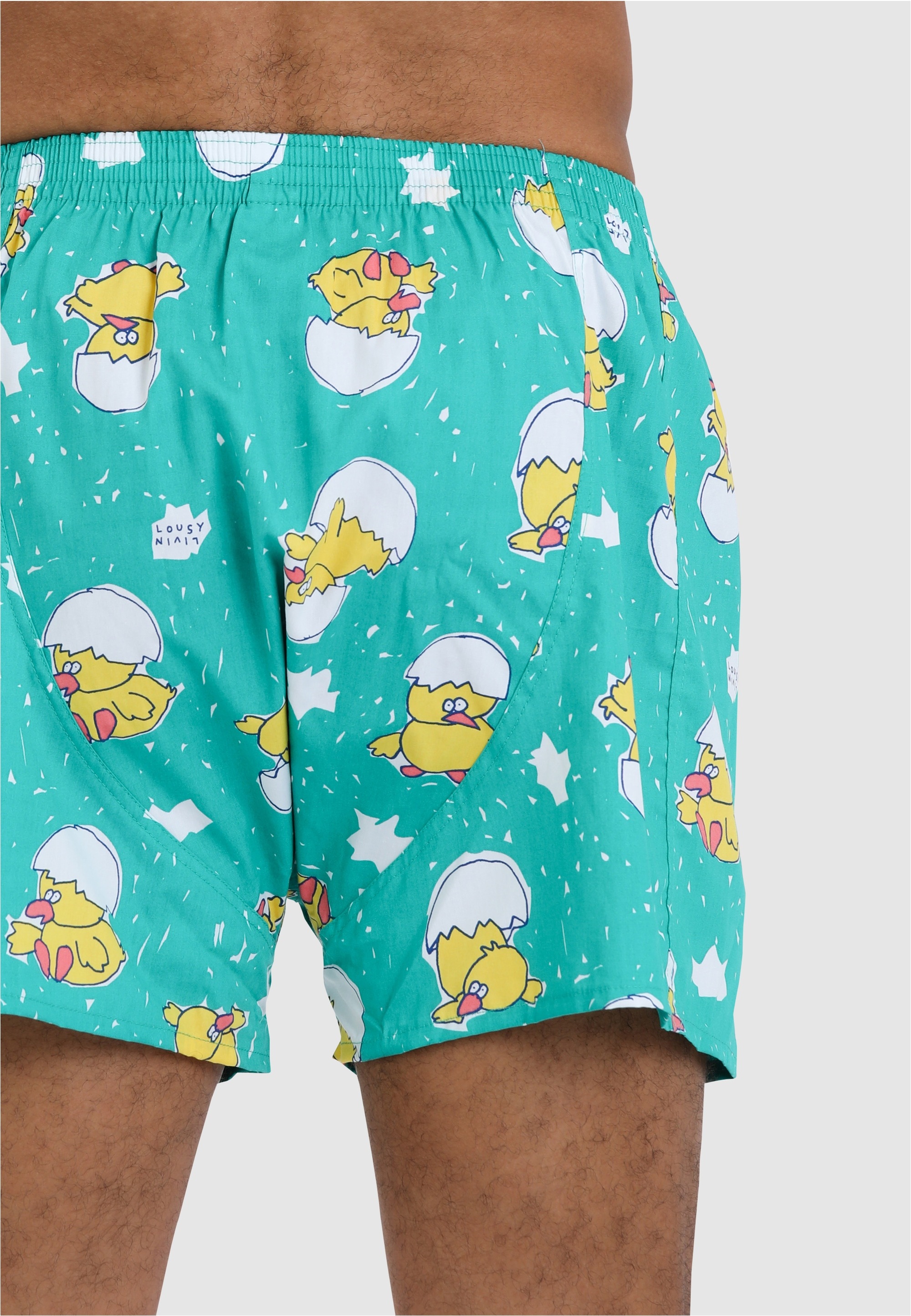 Lousy Livin Boxershorts »Kueken & Lines« mit buntem Design