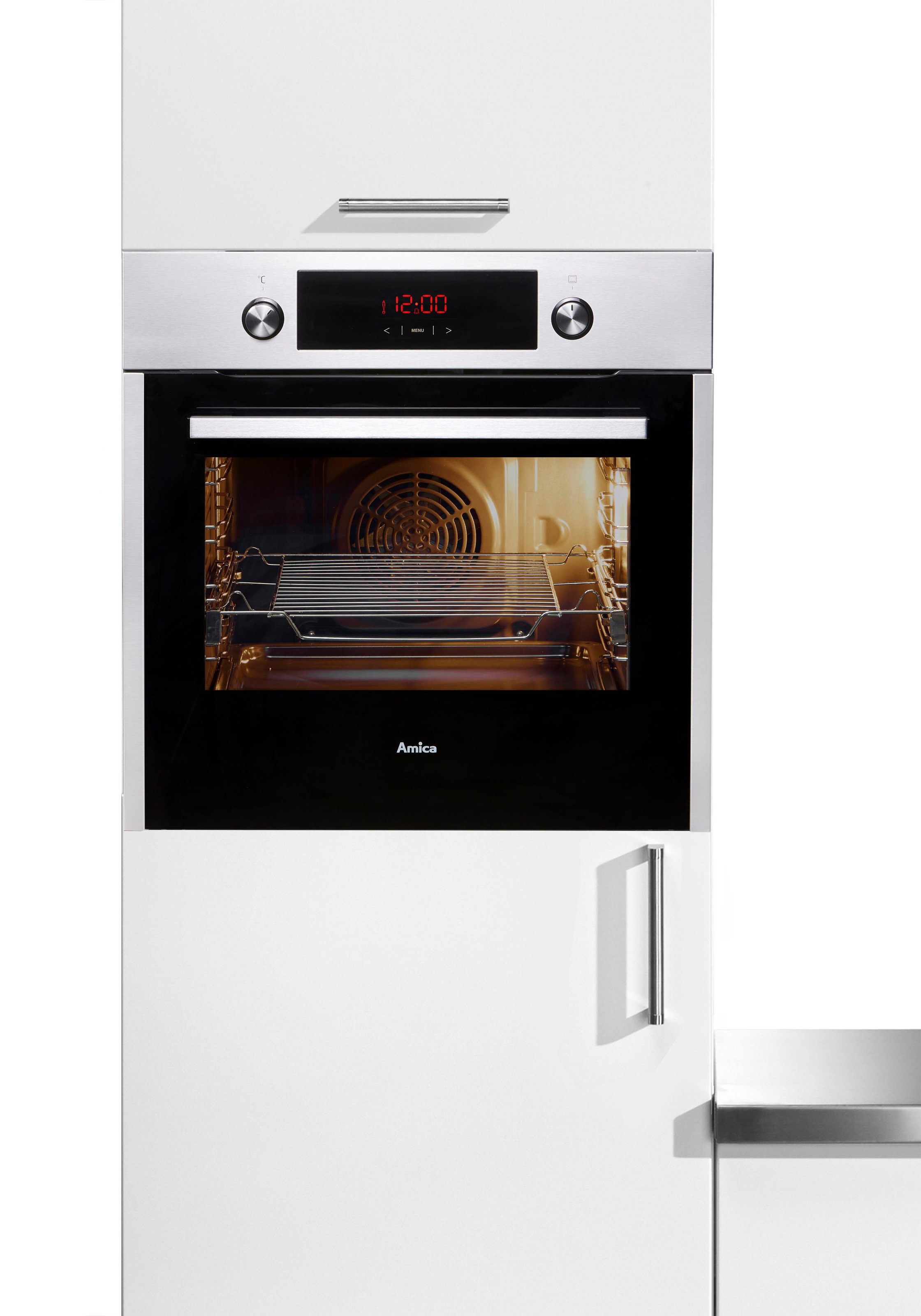 Amica Backofen "EB 944 100 E" mit 1-fach-Teleskopauszug mit Steam Clean Einfach sauber, sicher und flexibel für den täglichen Backgenuss
