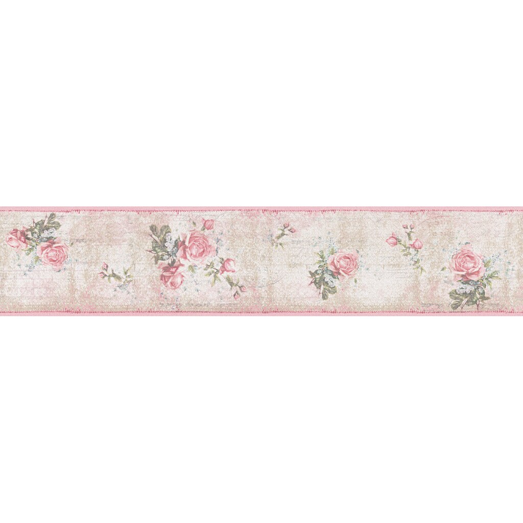 A.S. Création Bordüre »Only Borders«, floral-geblümt, im Landhaus Stil, Shabby Chic, selbstklebend