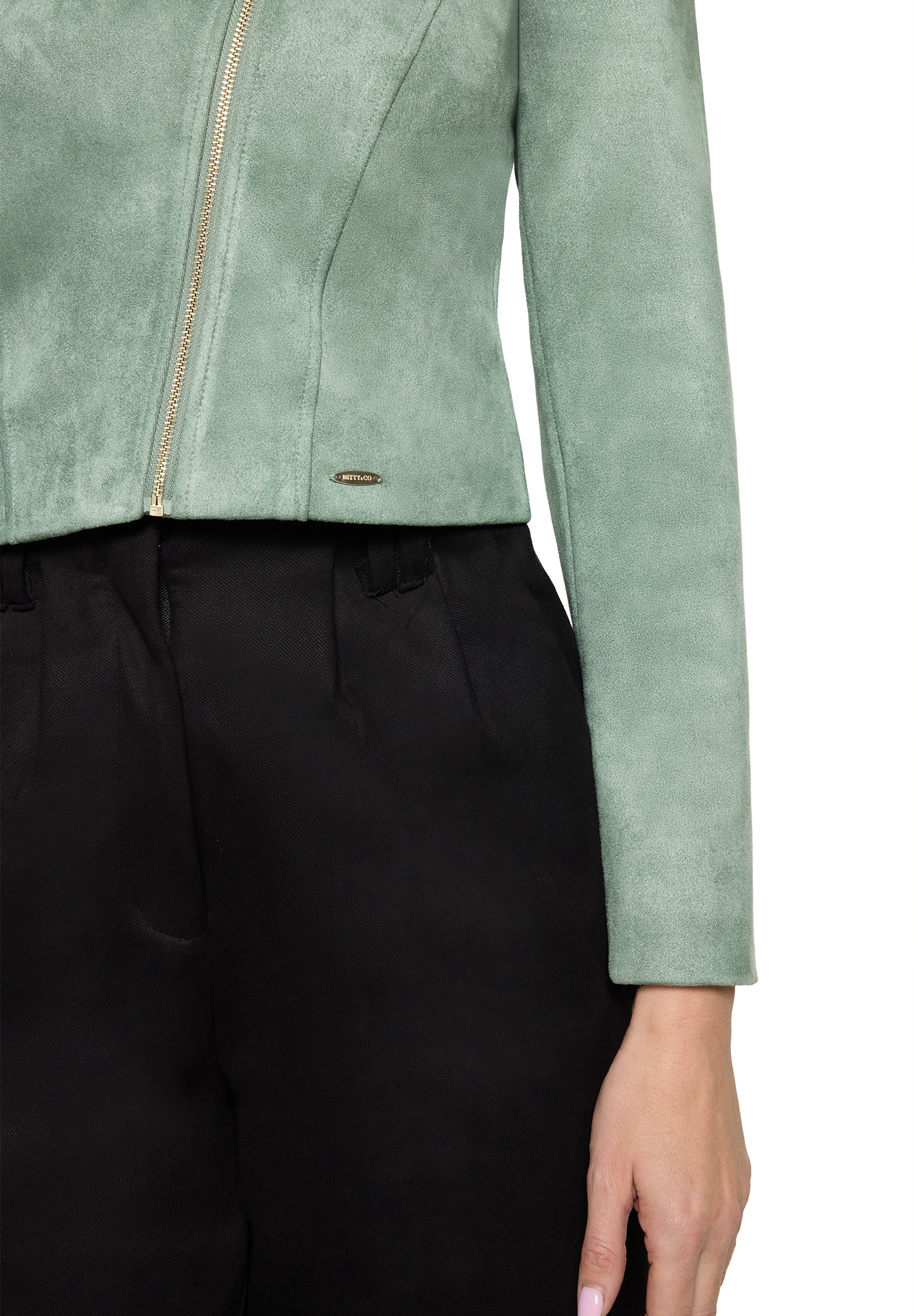 Betty&Co Jackenblazer »Damen mit Stehkragen« Material