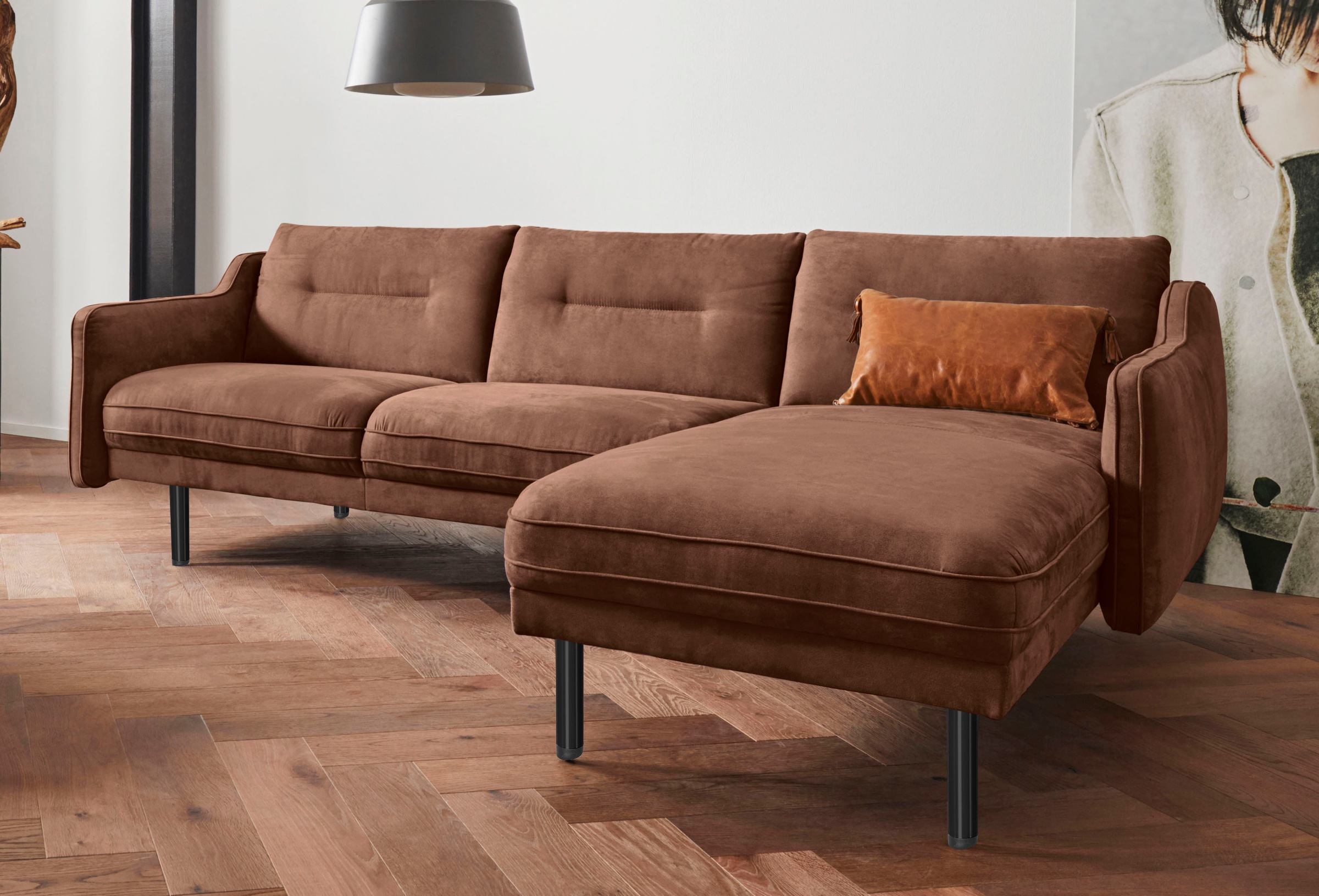 OTTO home Ecksofa "Nordfyn L-Form" edles Design in 3 Bezugsqualitäten, Desi günstig online kaufen