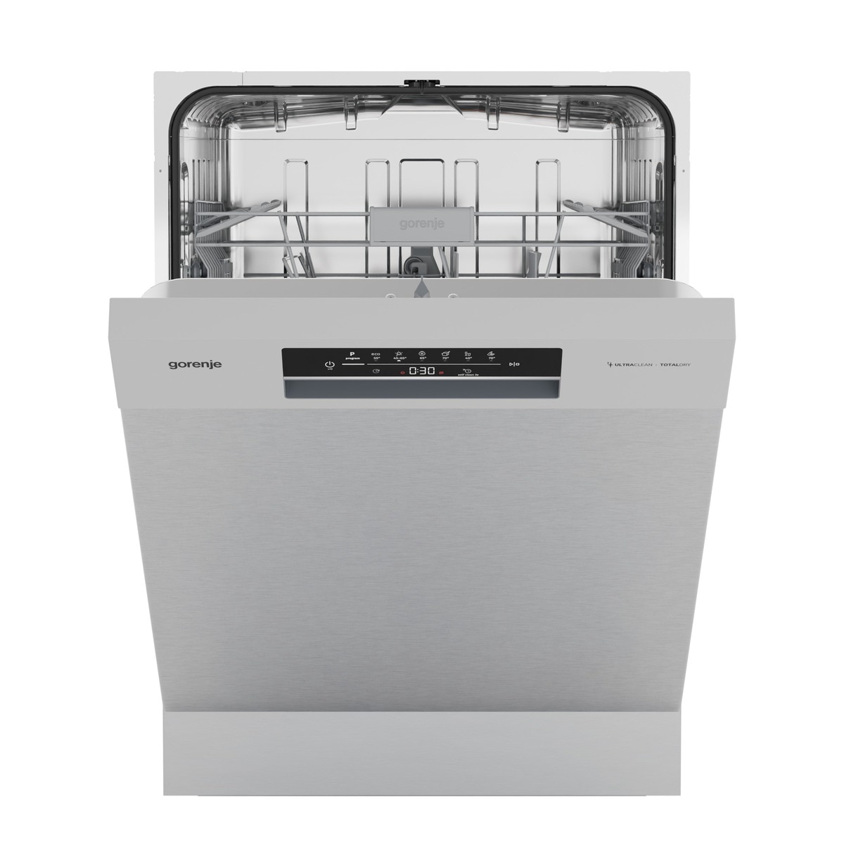 GORENJE Unterbaugeschirrspüler »GU642C90X« 9,7 l 14 tlg. Maßgedecke auto. Türöffnung, Hygiene Programm, Startzeitvorwahl