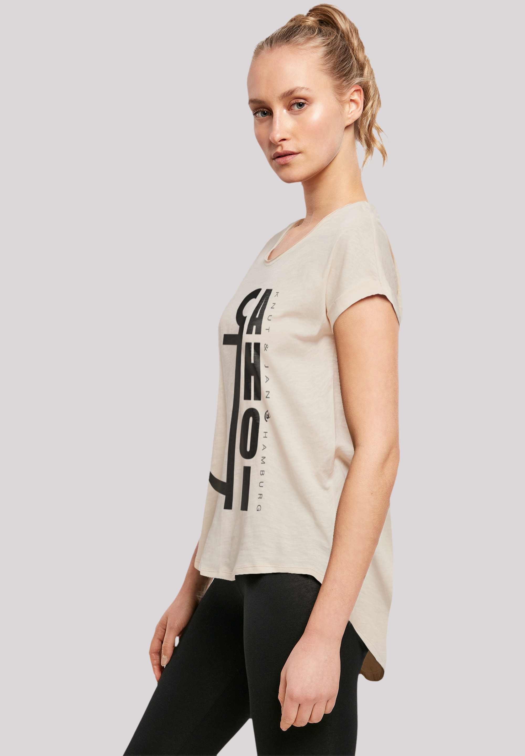 F4NT4STIC T-Shirt »Ahoi Anker Knut & Jan Hamburg«, Print