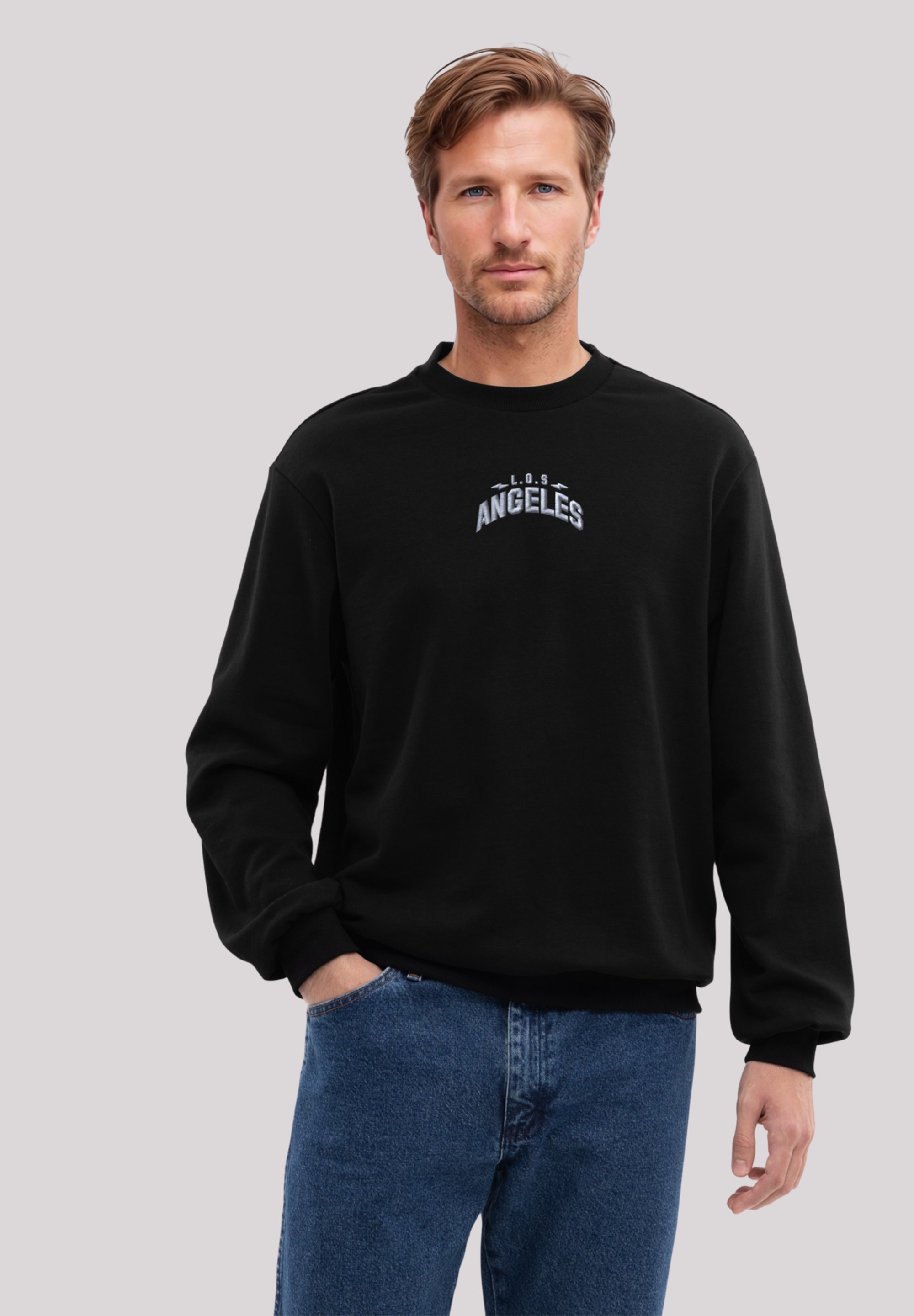 F4NT4STIC Sweatshirt "Los Angeles Bestickt", Premium Qualität günstig online kaufen