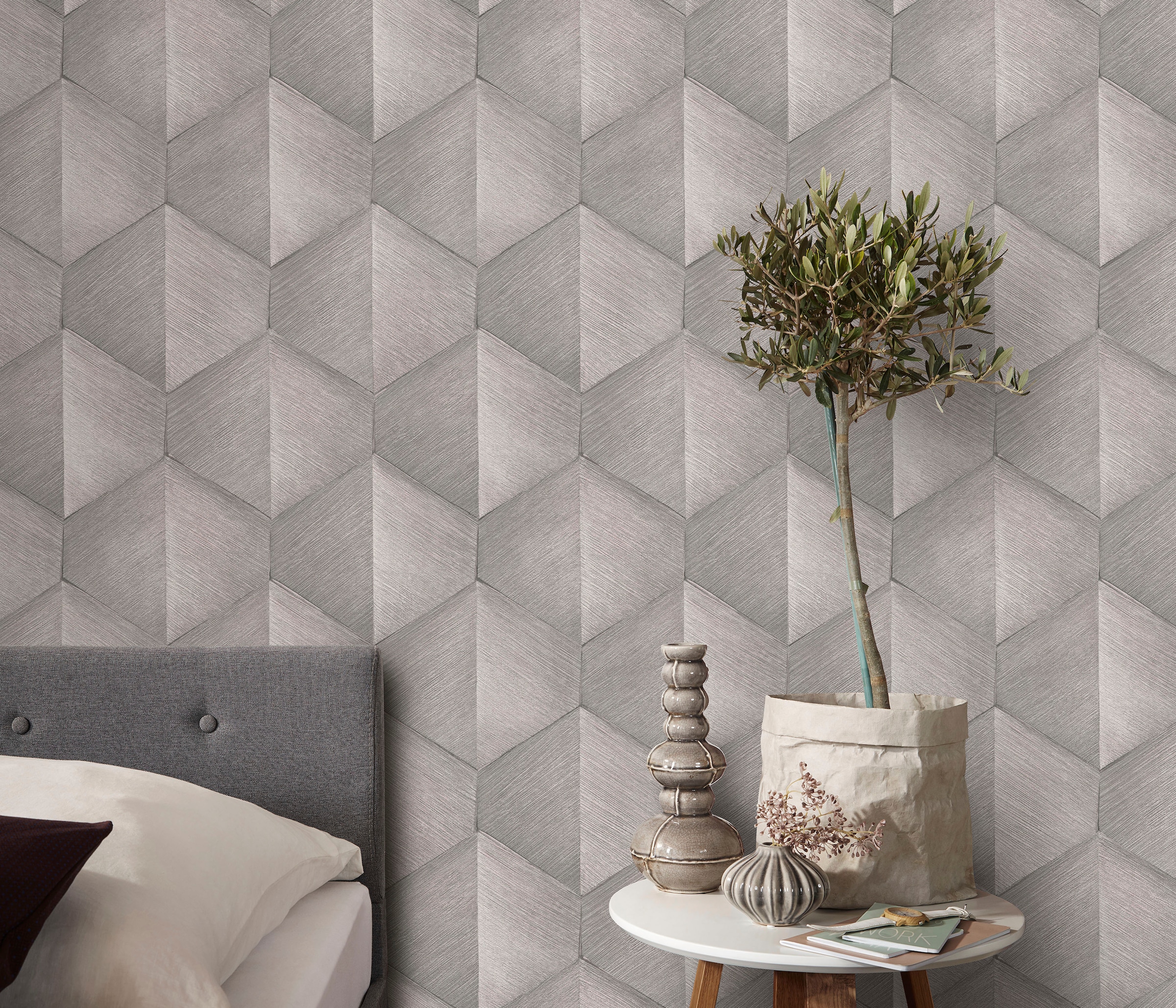 Fashion for walls Vliestapete "Prisma" 3D-Optik geprägt Phthalate frei