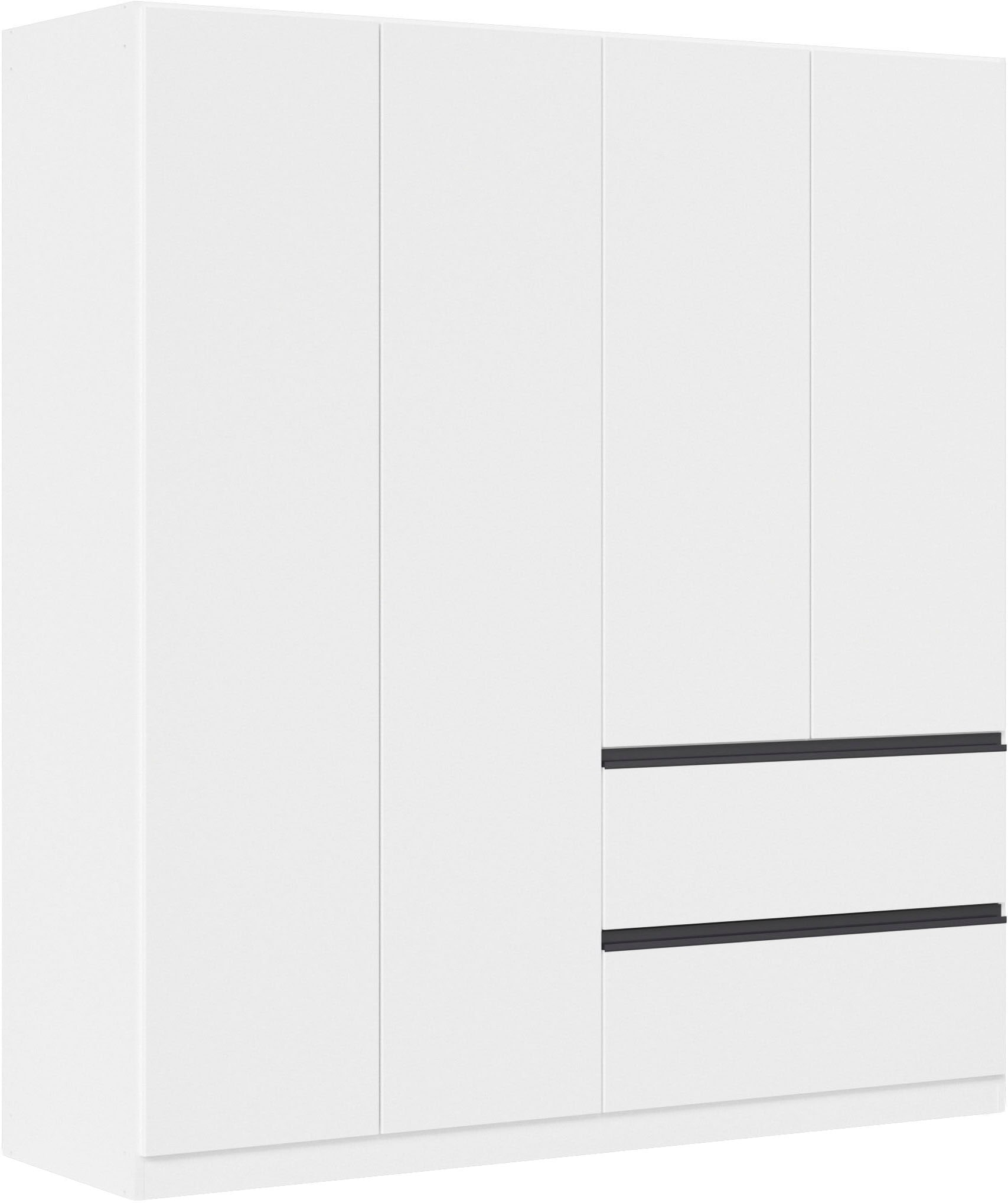 rauch Drehtürenschrank "Kleiderschrank Schrank Garderobe COSTA in den Breiten 91/136/181 cm" in 3 Ausstattungen BASIC/CLASSIC/PREMIUM, viel Platz, grifflose Front und Push-to-Open Funktion MADE IN GERMANY
