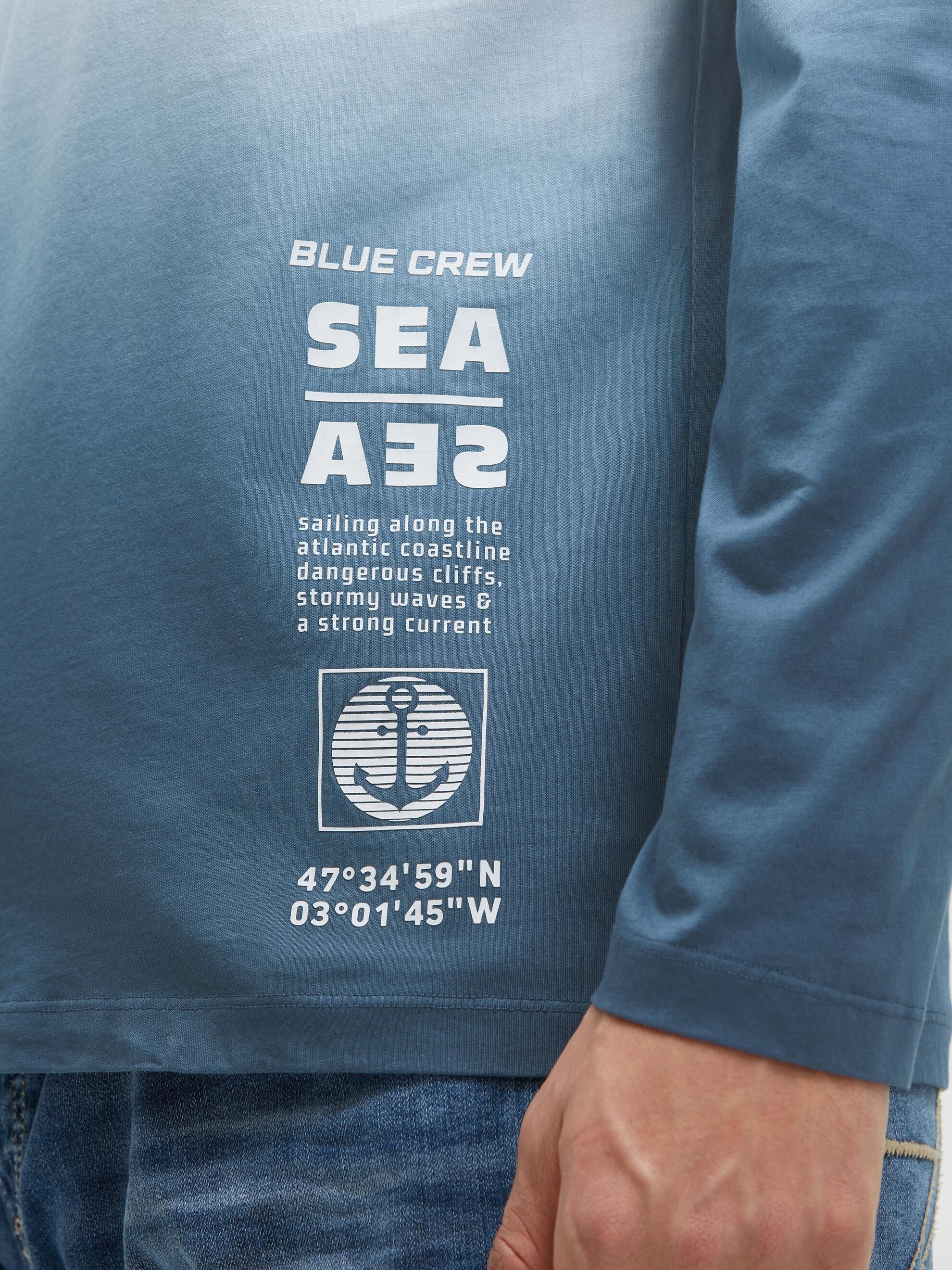CAMP DAVID Rundhalsshirt mit Farbverlauf