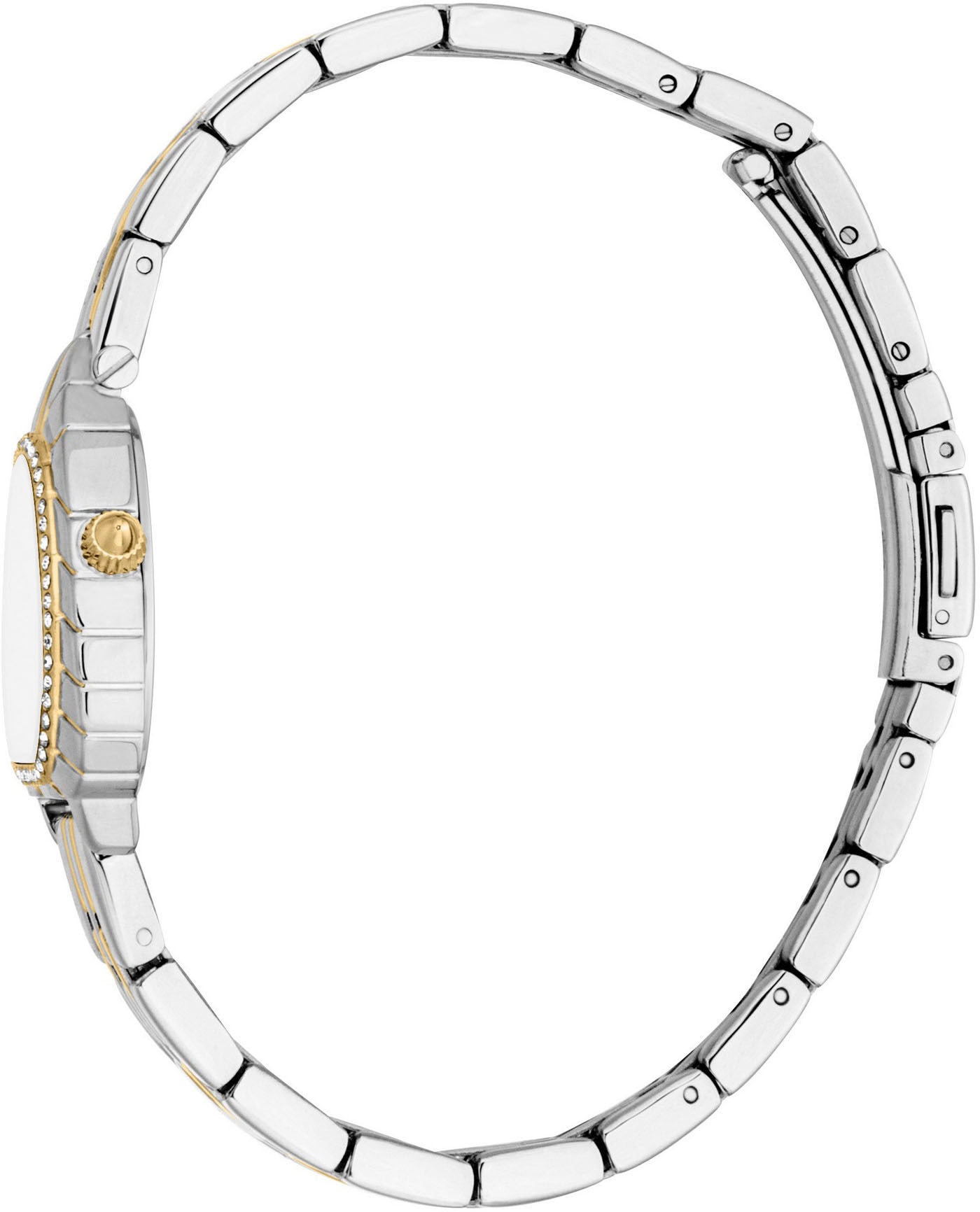 Just Cavalli Time Quarzuhr »Animalier«, Armbanduhr, Damenuhr, Edelstahlarmband, analog, Kristallsteine
