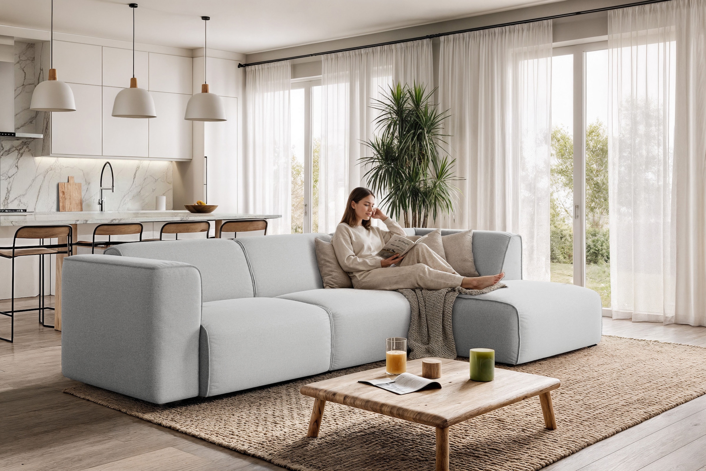 OTTO home "Merid L-Form, B: 295 cm - OTTO. Verlässliche Qualität." jederzei günstig online kaufen