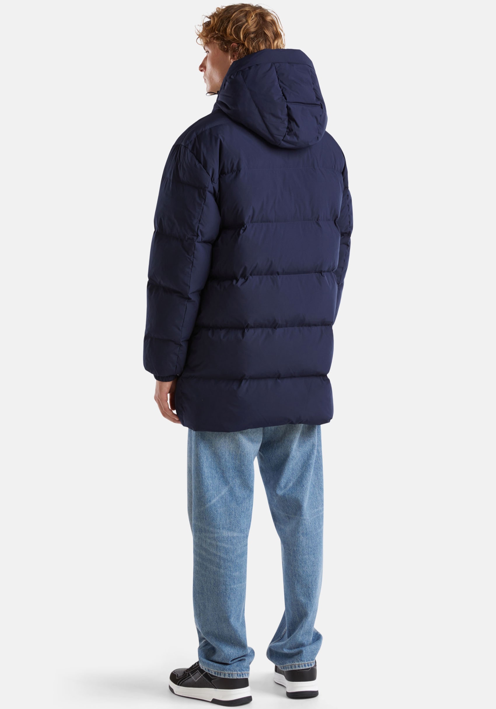 United Colors of Benetton Steppjacke, mit Kapuze, mit verstellbarer Kapuze
