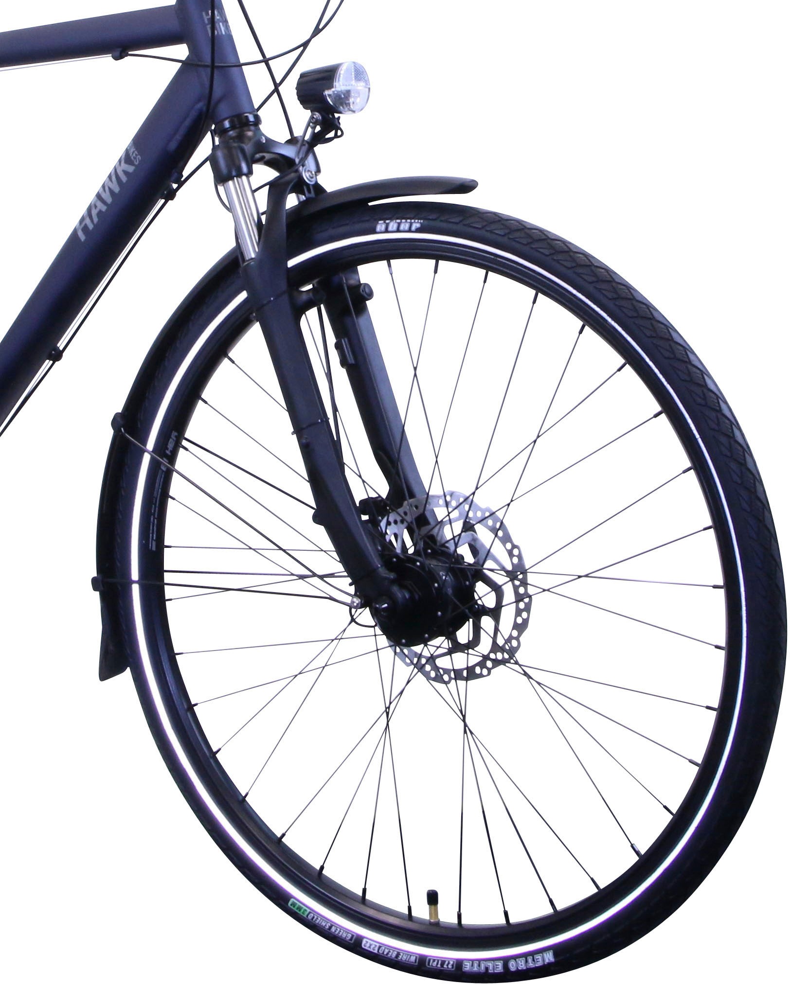 HAWK Bikes Trekkingrad »Trekking Gent Deluxe Plus Ocean Blue«, 20 Gang, Shimano, Shimano CUES Schaltwerk, für Herren