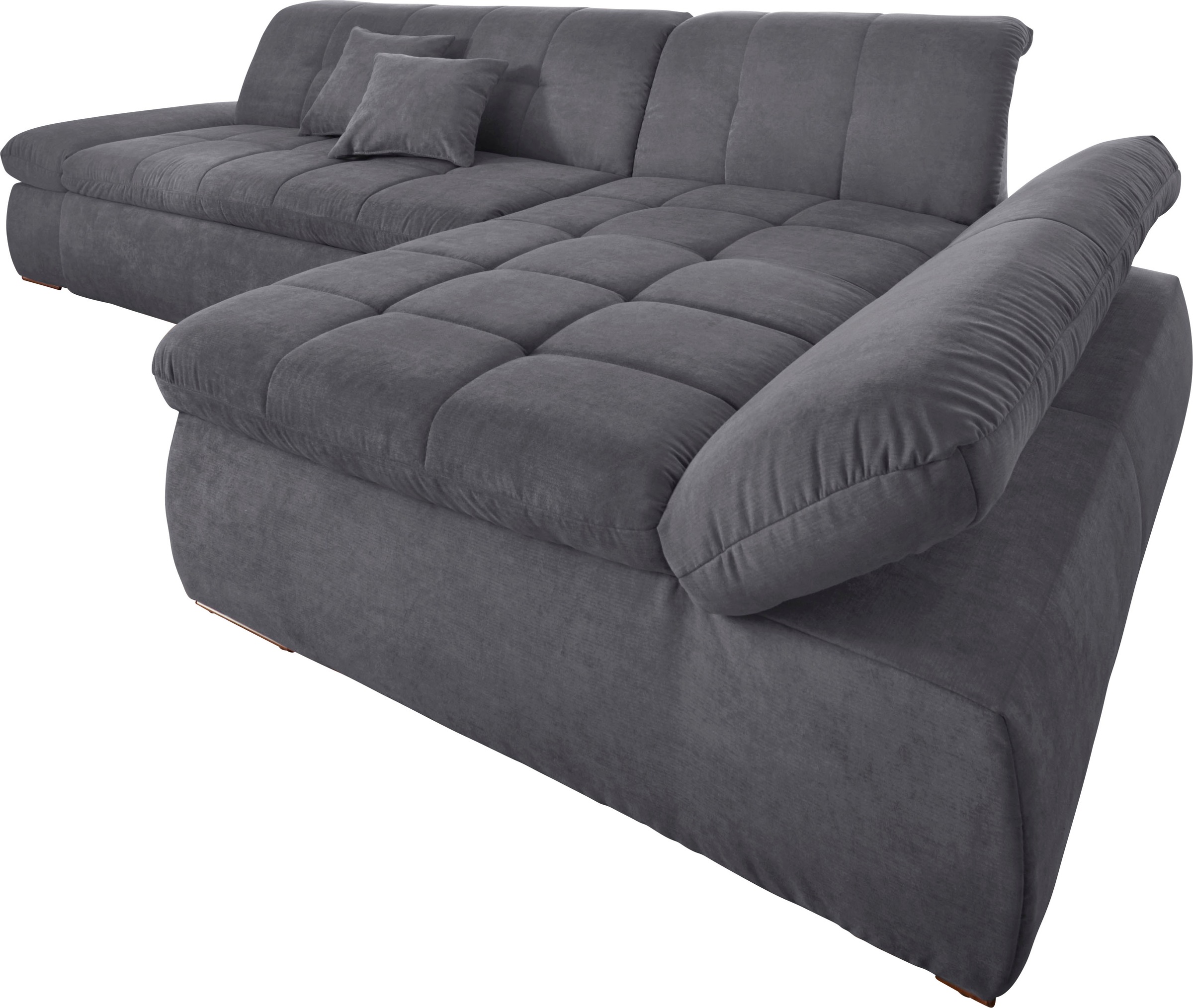 DOMO collection Ecksofa "NMoric XXL, B/T/H: 300/172/80cm, L-Form", wahlweis günstig online kaufen