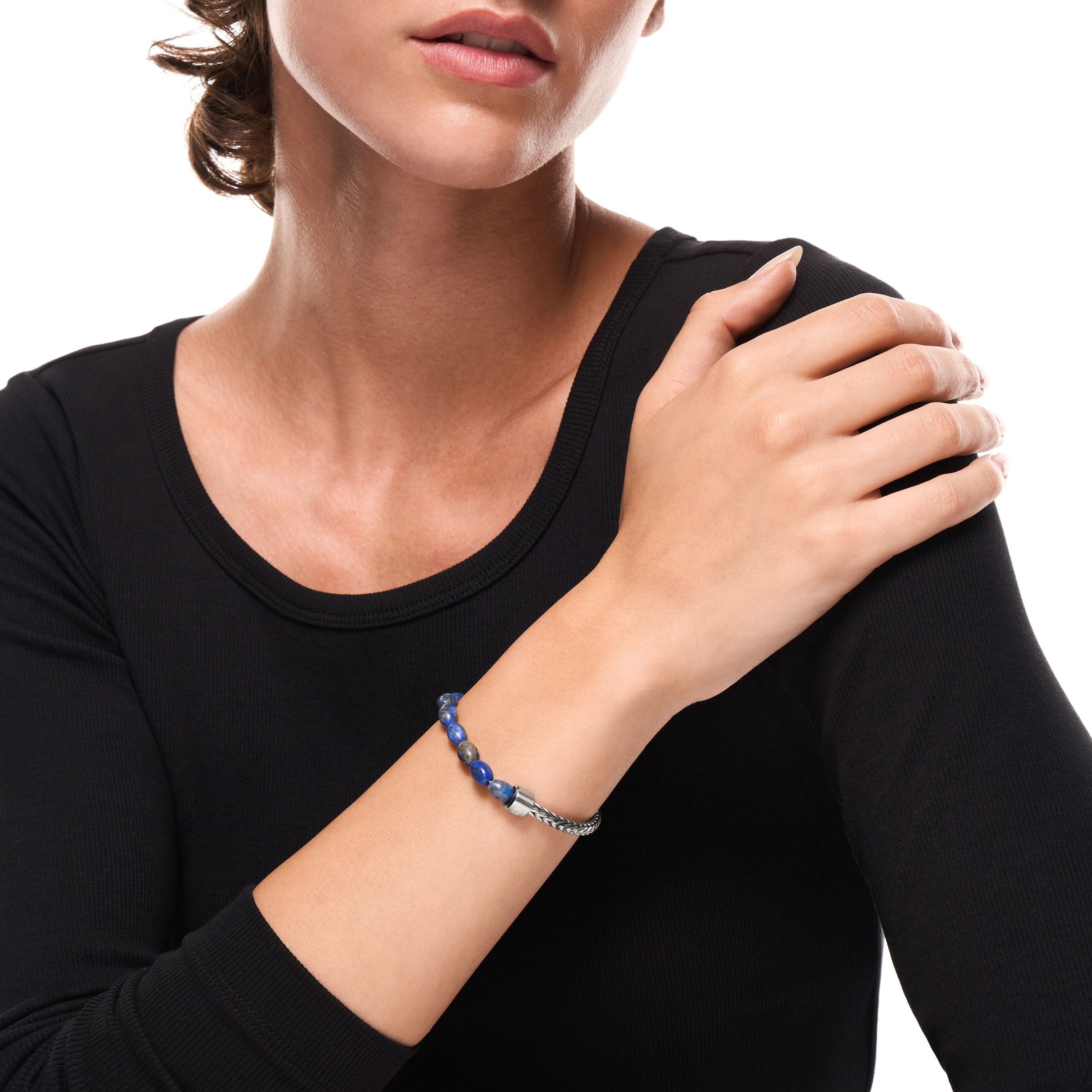 Diesel Armband »Diesel Font« mit Lapislazuli oder Achat