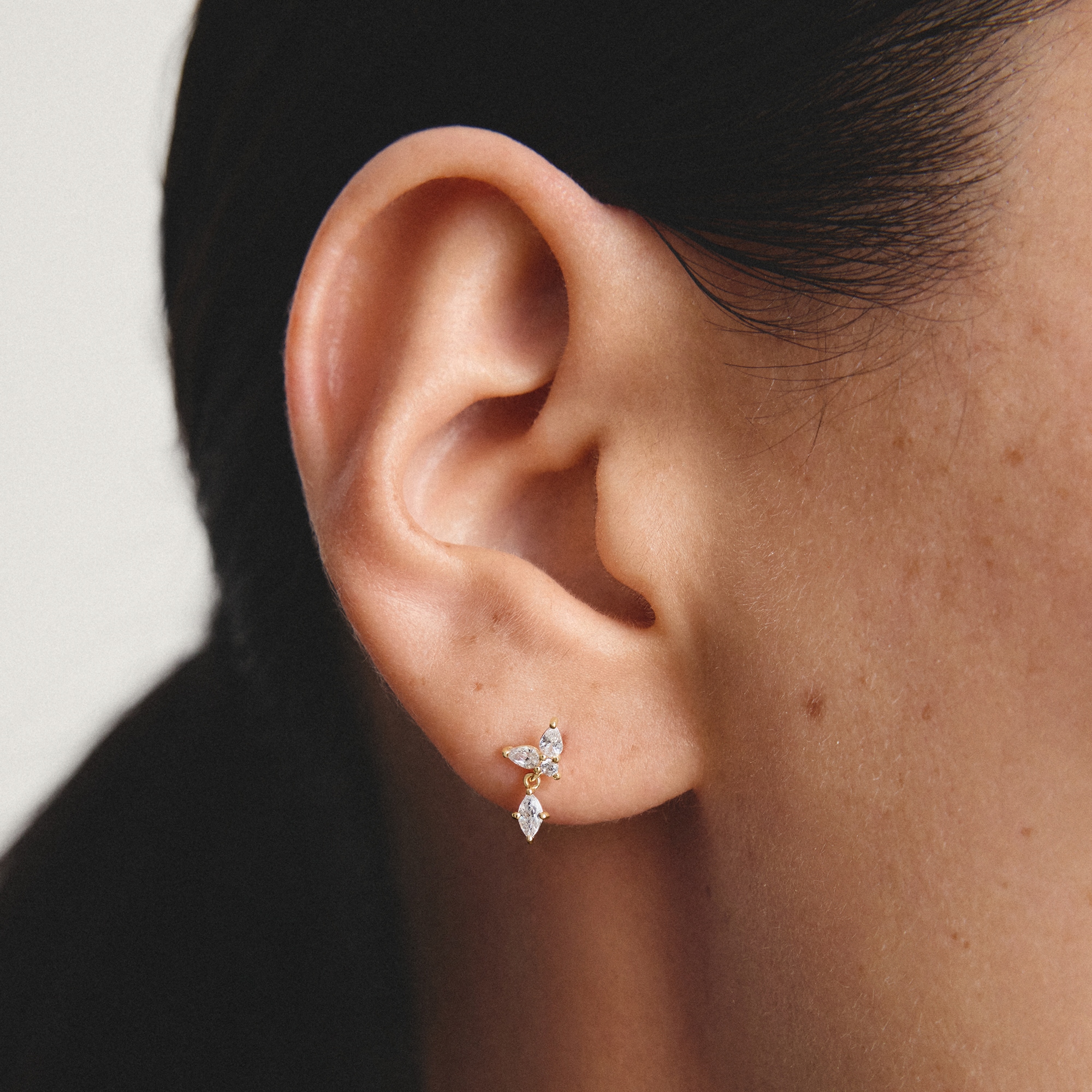 THOMAS SABO Paar Ohrstecker »gelbgoldfarben« mit Zirkonia (synth.)