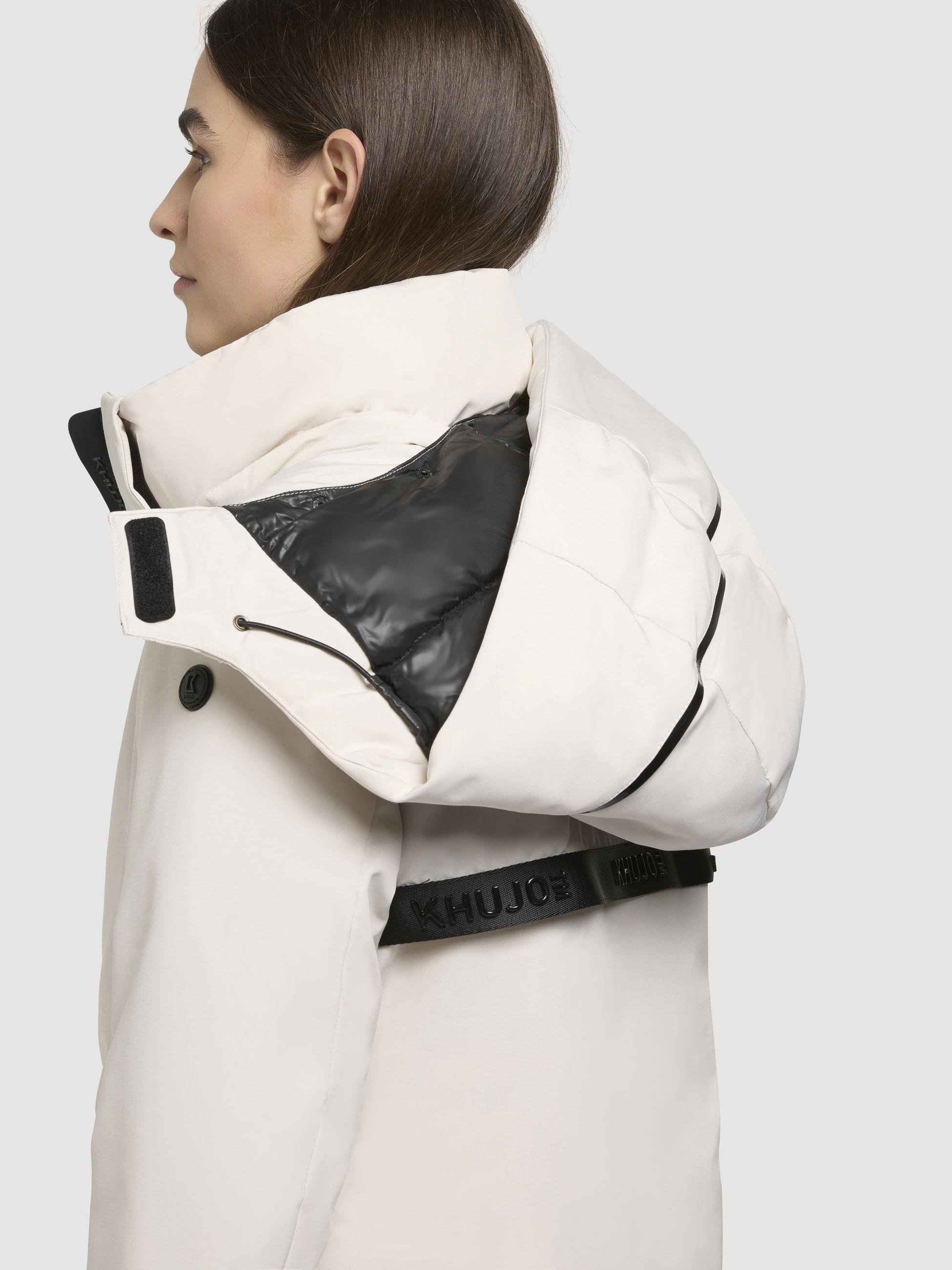khujo Wintermantel »Lofi2-YM«, Langer Damen Winterparka mit Kapuze