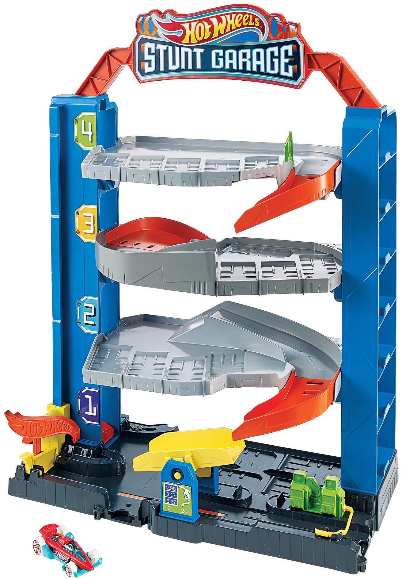 Parkhaus«, inklusive Hot Spielzeugauto »Stunt-Garage Wheels Spiel-Parkgarage | BAUR Spielset, 1