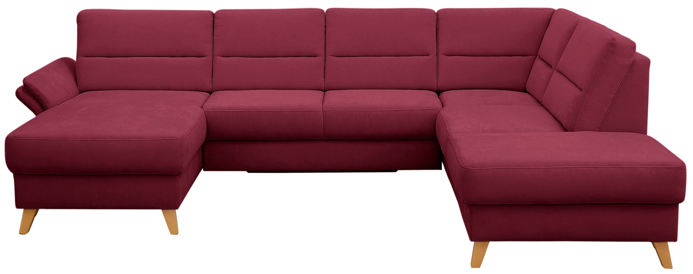 Home affaire Wohnlandschaft "Westerland U-Form" Federkern, wahlweise Bettfu günstig online kaufen