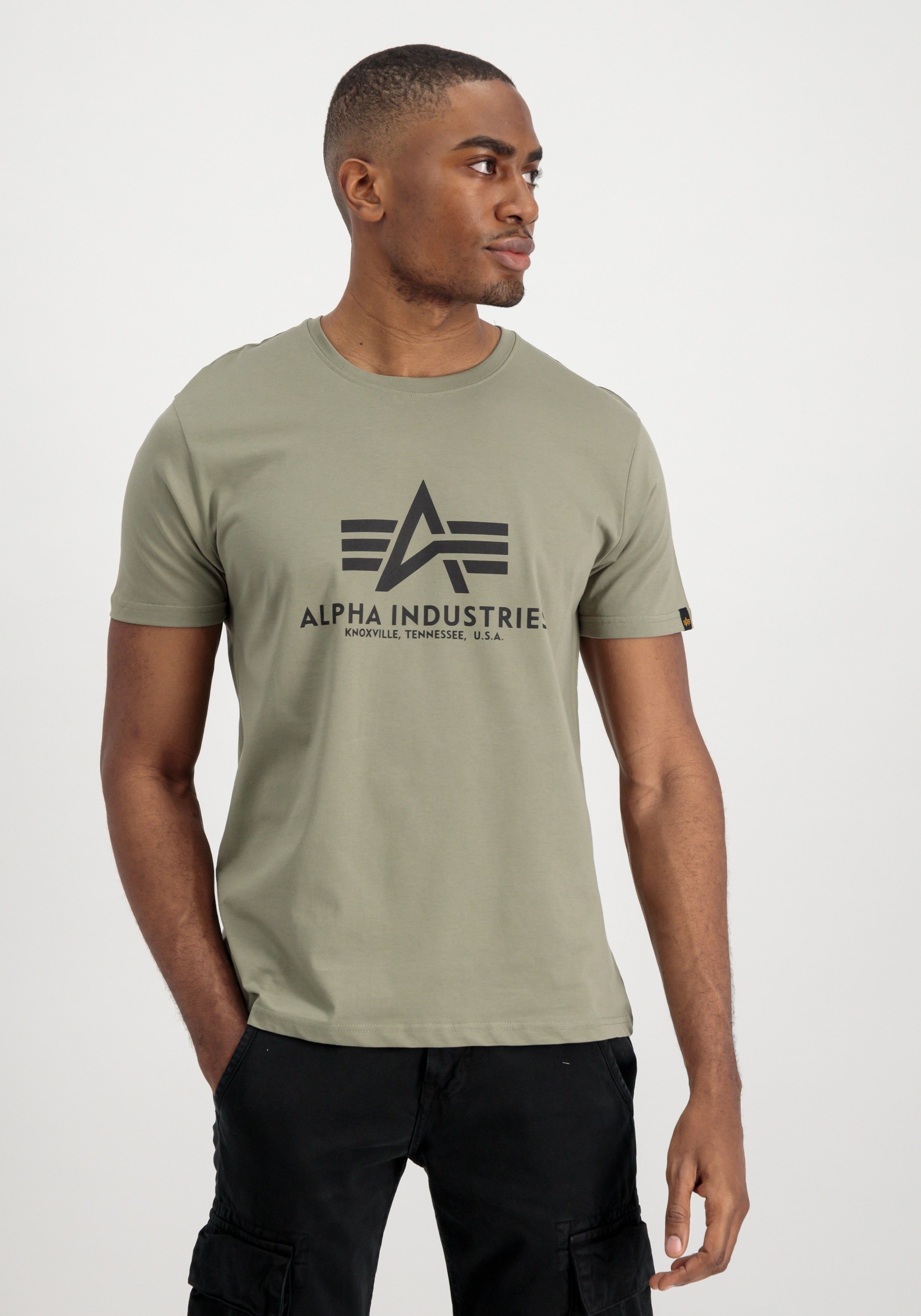 Alpha Industries T-Shirt »Alpha Industries Men - T-Shirts Basic T-Shirt BL«