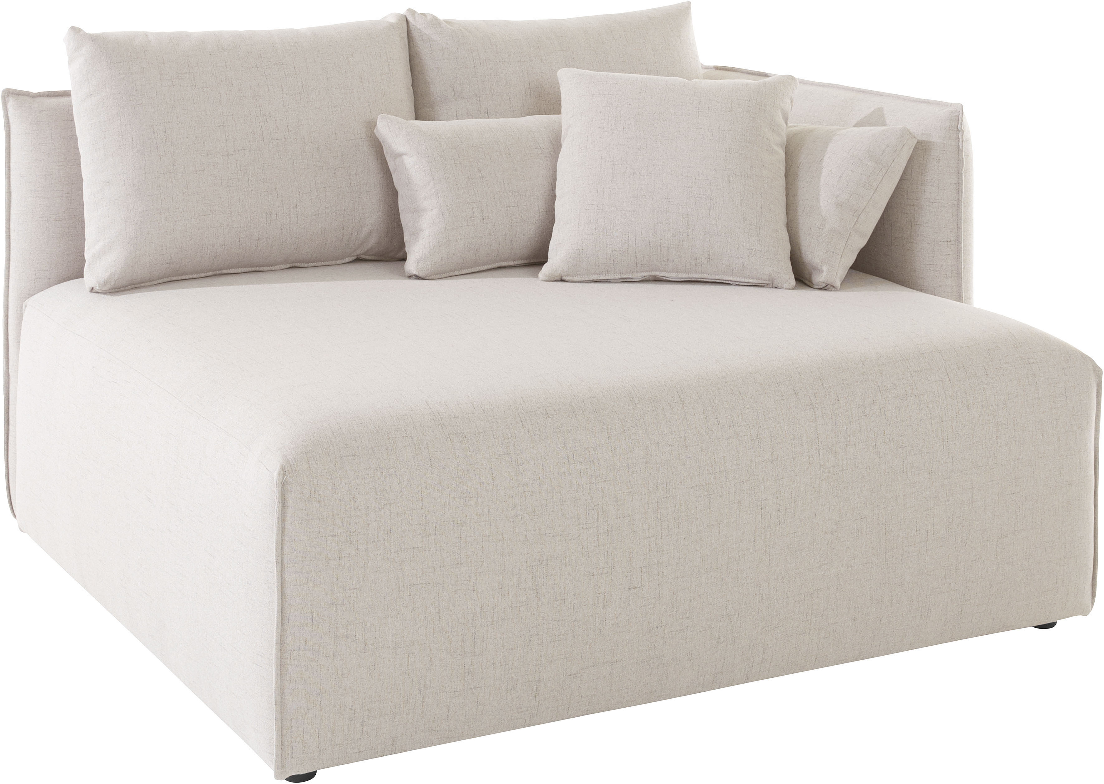 OTTO home Ottomane "Nöre" kurzes Lounge-Modul - zum Zusammenstellen, Breite 138 cm, Tiefe 128 cm