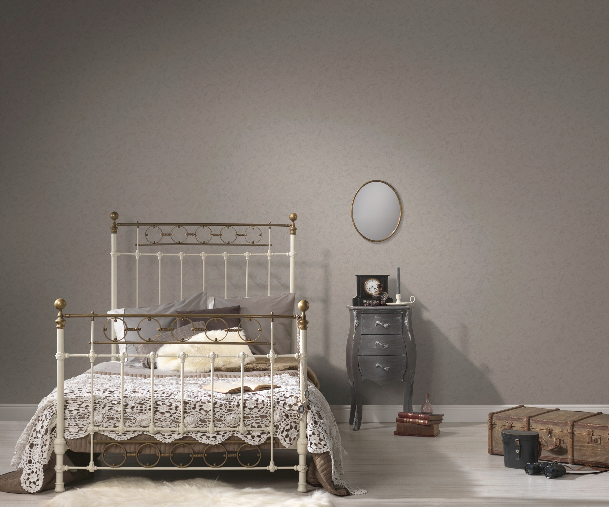 A.S. Création Vliestapete »Attractive«, einfarbig-unifarben-uni, Tapete Uni einfarbig Tapeten Wohnzimmer Schlafzimmer Küche Flur Design