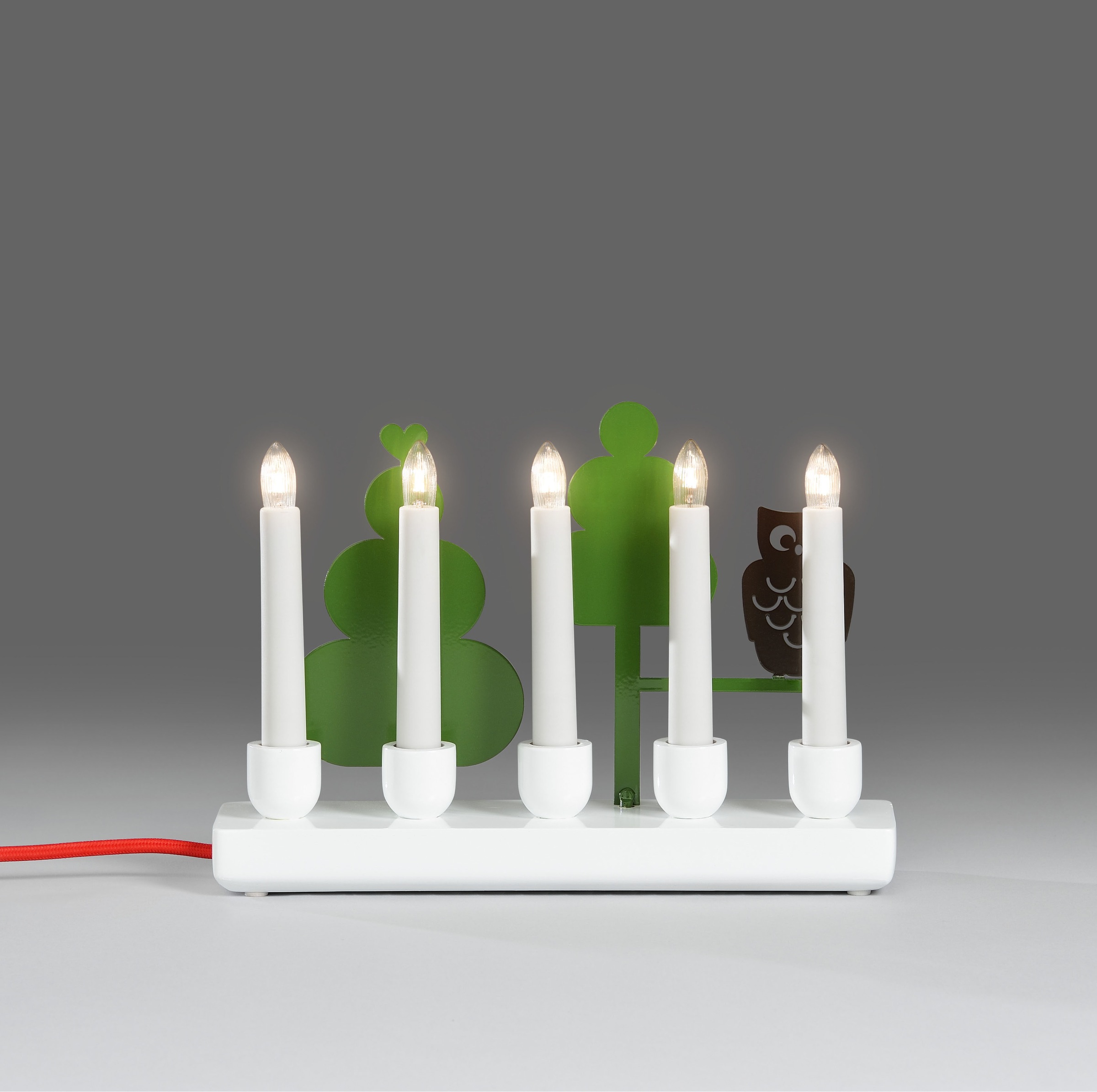 KONSTSMIDE Fensterleuchter "Weihnachtsdeko", 5 flammig, Leuchtmittel E10  L günstig online kaufen