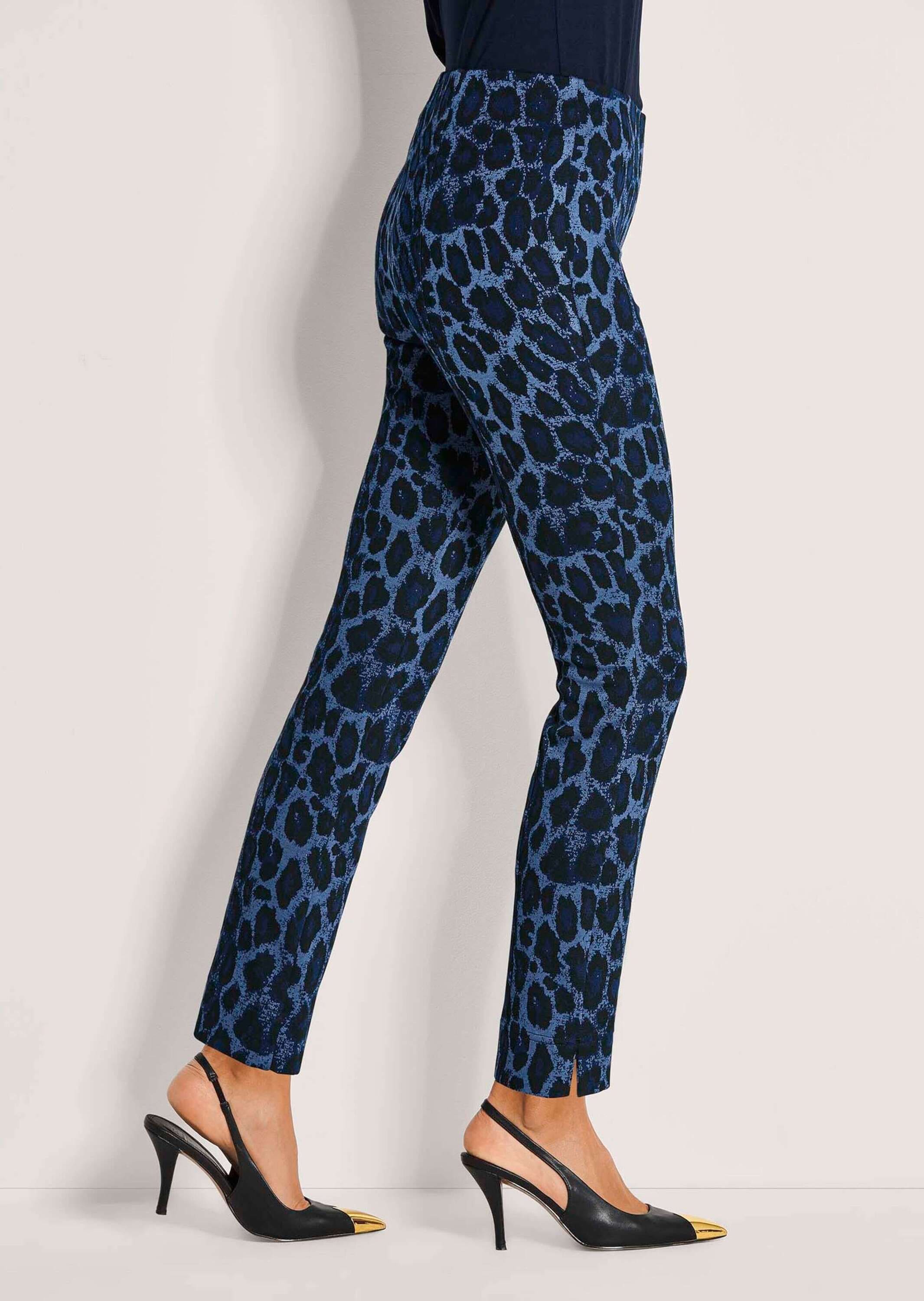 MADELEINE Leggings »Leggings Gerade Jersey-Leggings mit Animal-Print«