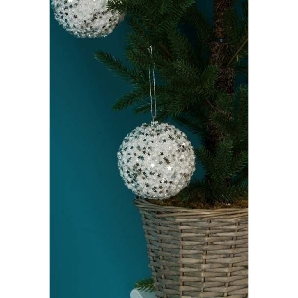 Myflair Möbel & Accessoires Weihnachtsbaumkugel »Sterne, Weihnachtsdeko, Christbaumschmuck, Christbaumkugeln«, (Set, 8 St.)