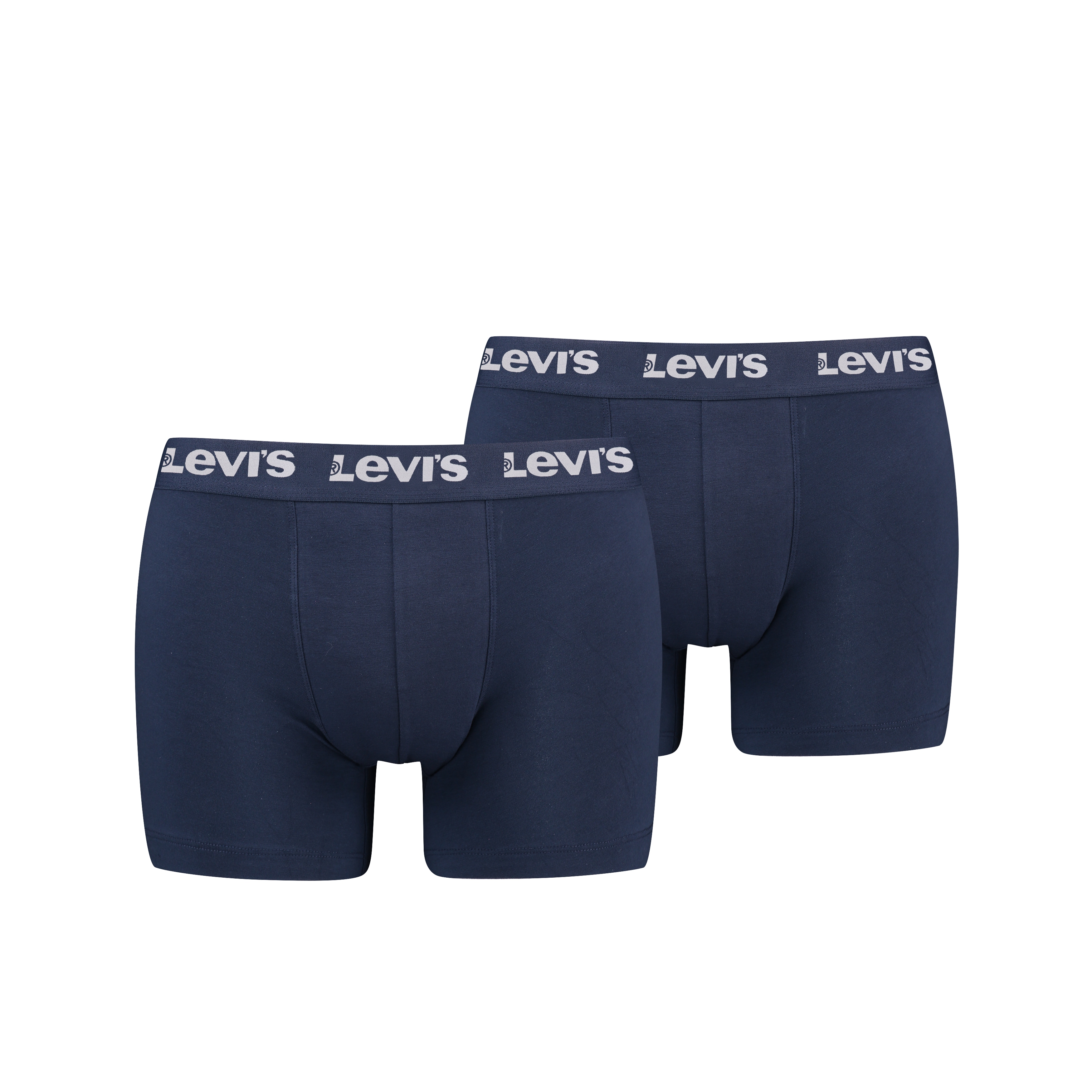 Levis Boxershorts "LEVIS MEN REPEAT LOGO BOXER BRIEF 2P" ohne Eingriff, Logobund, elastisch