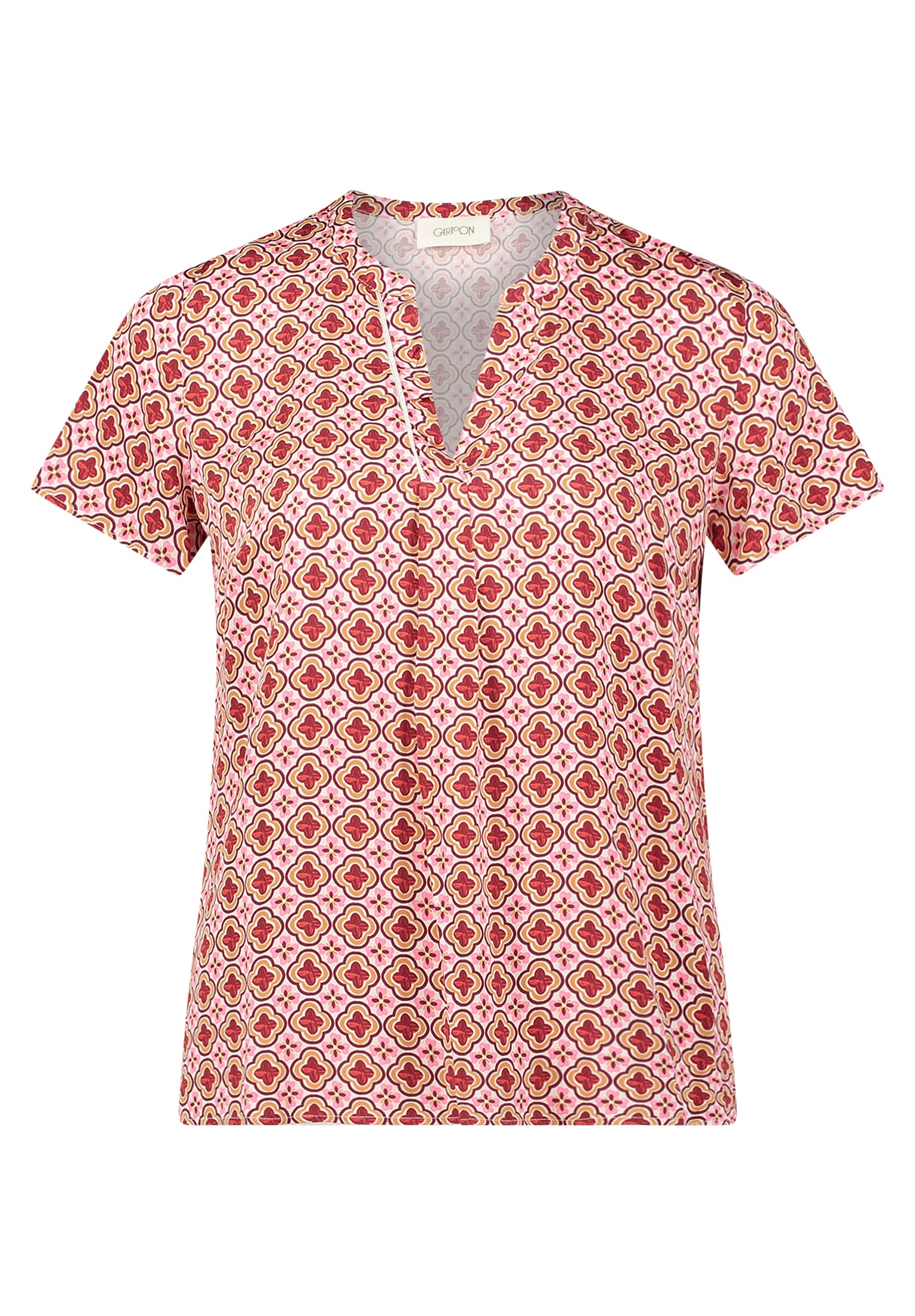Cartoon Shirtbluse "Cartoon Blusenshirt mit Rüschen" günstig online kaufen