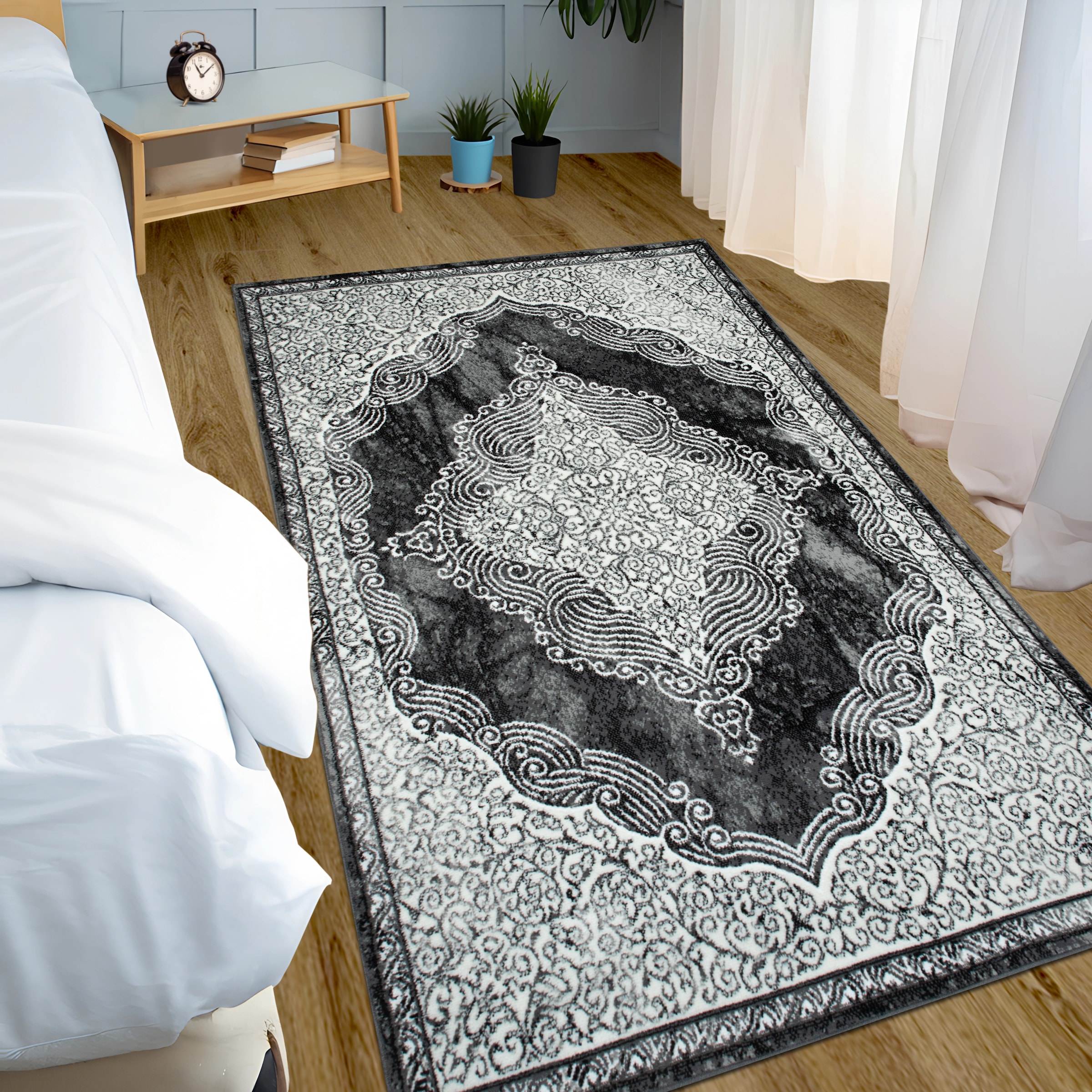 my home Teppich »Harvii, kurzflor«, rechteckig, 8 mm Höhe, Orient-Design, weiche Haptik, Wohnzimmer, Esszimmer, Schlafzimmer