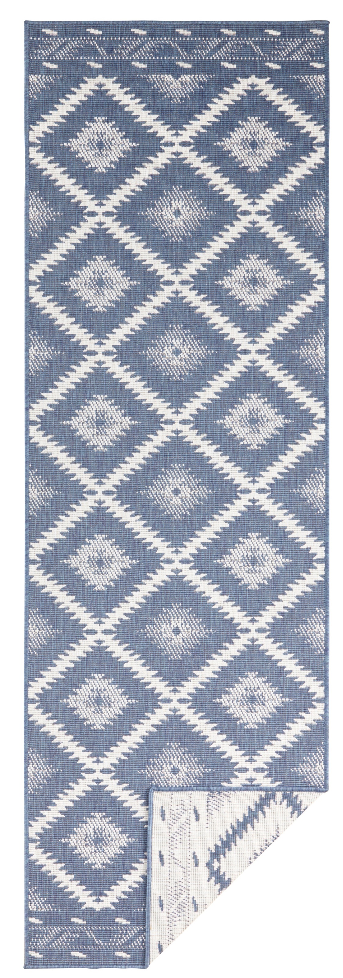 NORTHRUGS Teppich »Malibu Wendeteppich«, rechteckig, 5 mm Höhe, In-& Outdoor, Wetterfest, Balkon, Läufer, Wohnzimmer, Wasserfest
