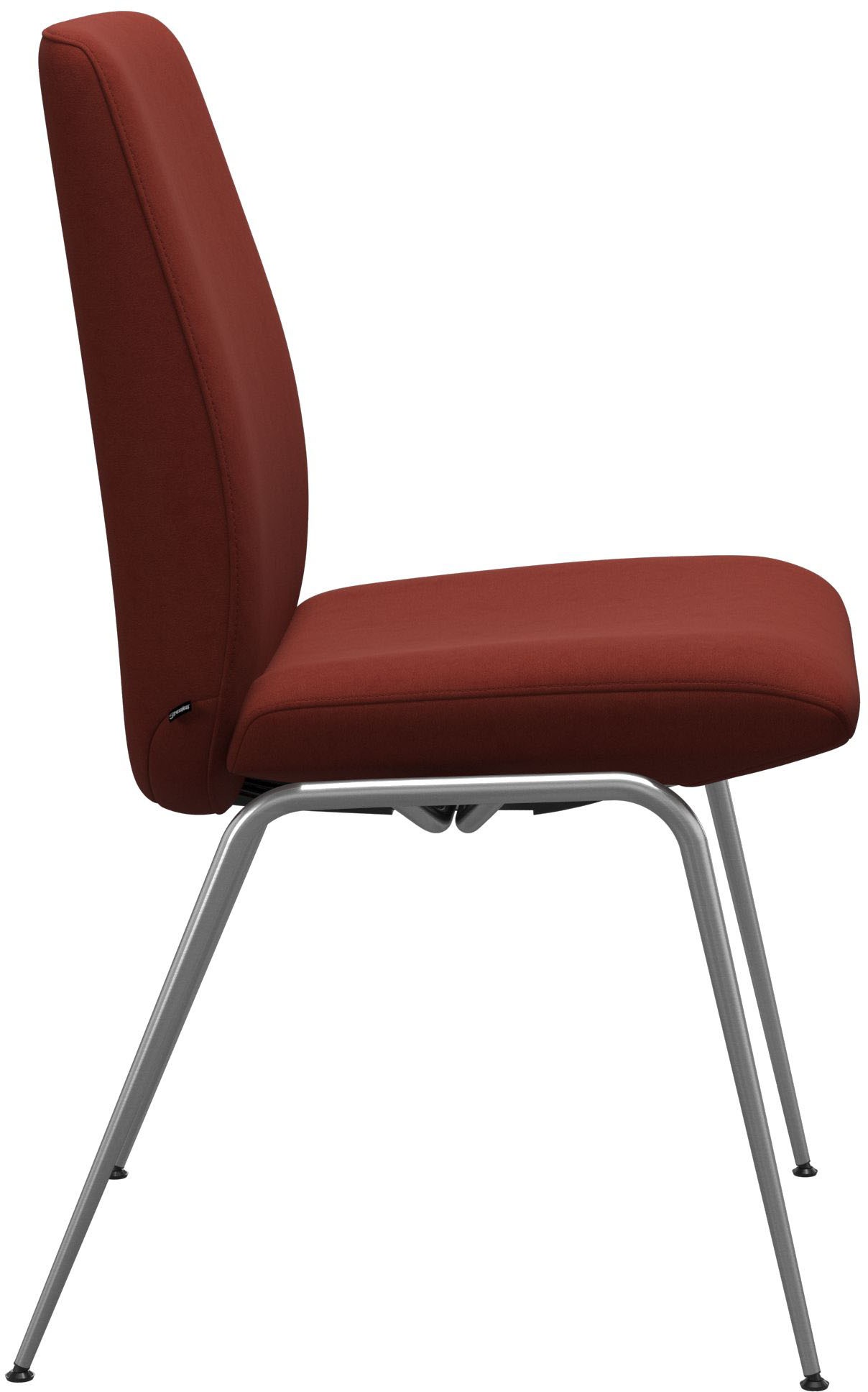Stressless® Polsterstuhl »Laurel«, Microfaser DINAMICA, Low Back, Größe L, mit Beinen aus Stahl in Chrom glänzend