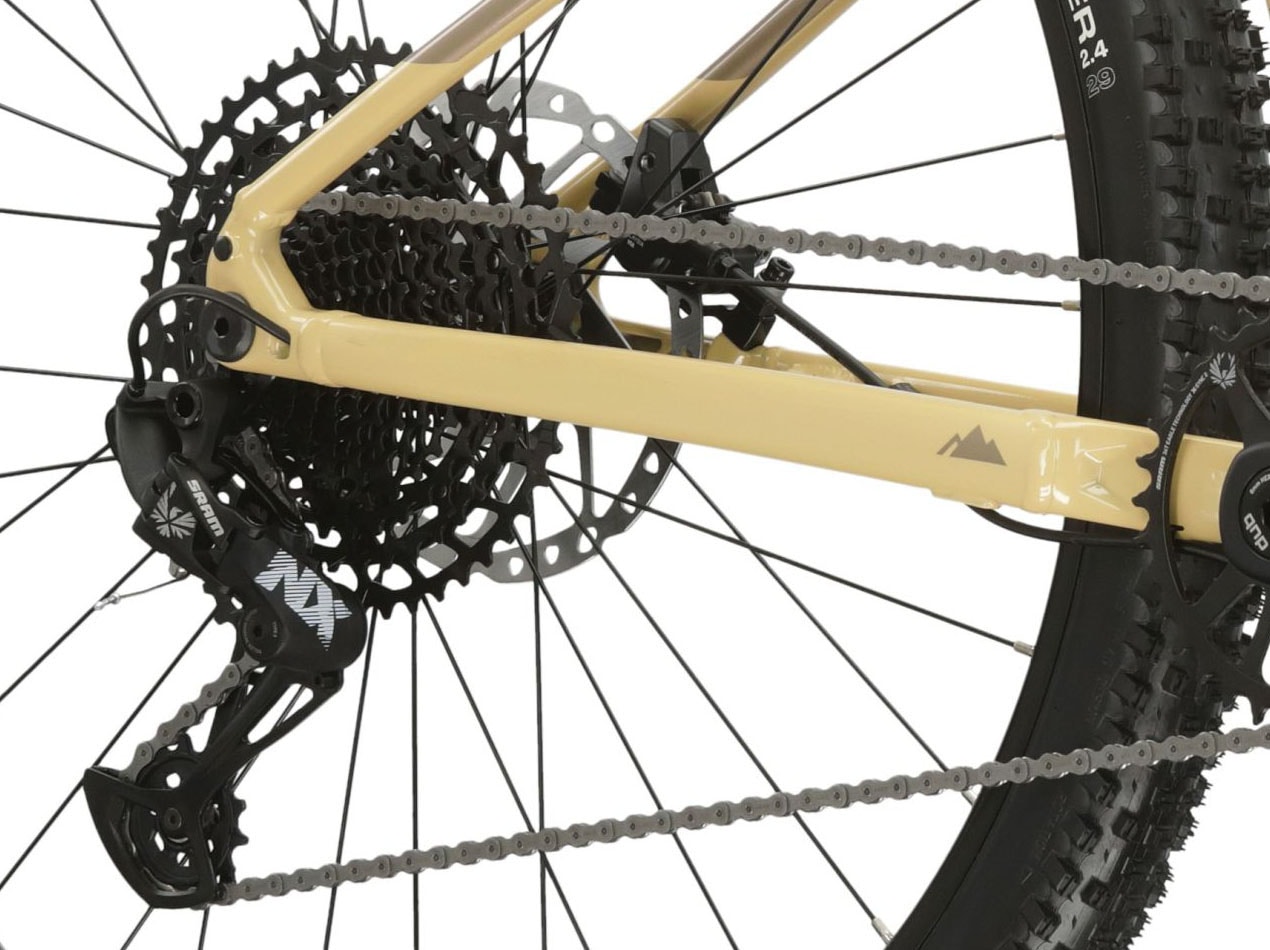 Kross Mountainbike »KROSS MTB Hardtail Level 6.0 29" braun 12 Gänge«, 12 Gang, SRAM, NX EAGLE Schaltwerk, Kettenschaltung