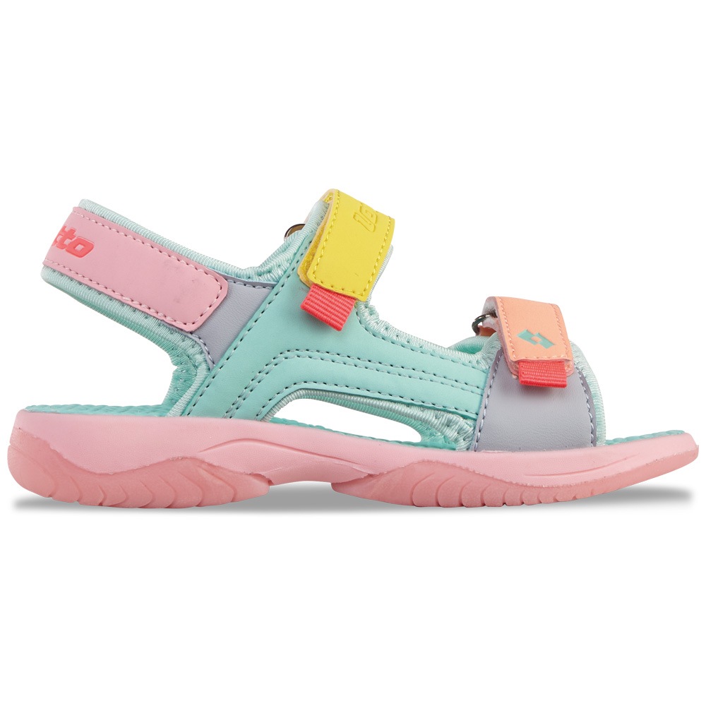 Sandale LOTTO, Mädchen, Gr. 26, bunt (rose, multi), Synthetik, Schuhe Sandale