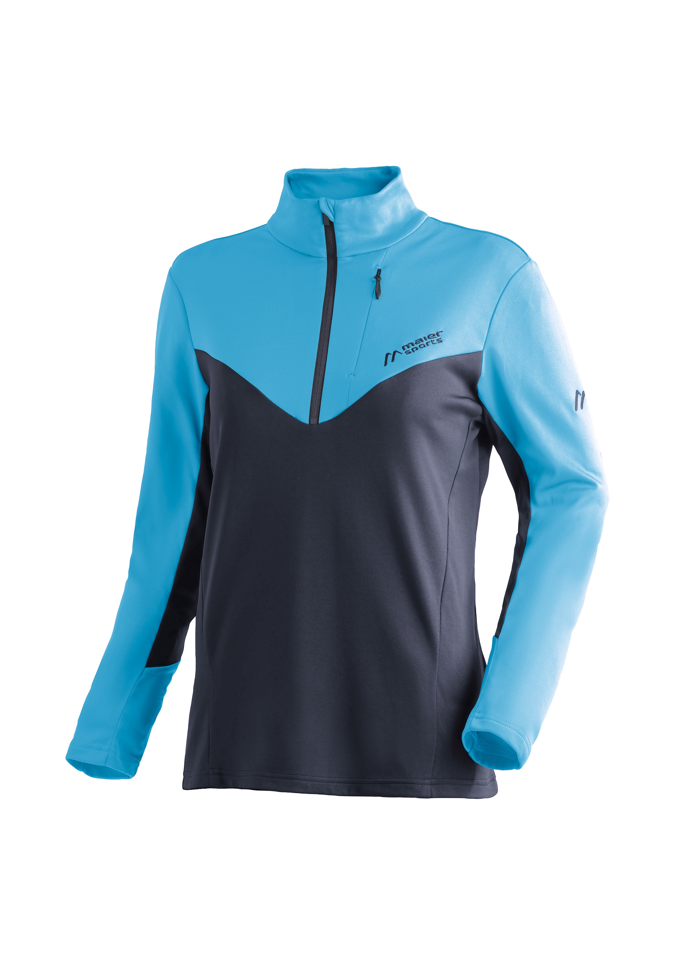 Maier Sports Rollkragenpullover "Evii", Damen Midlayer, warmes und schnelltrocknendes Fleece