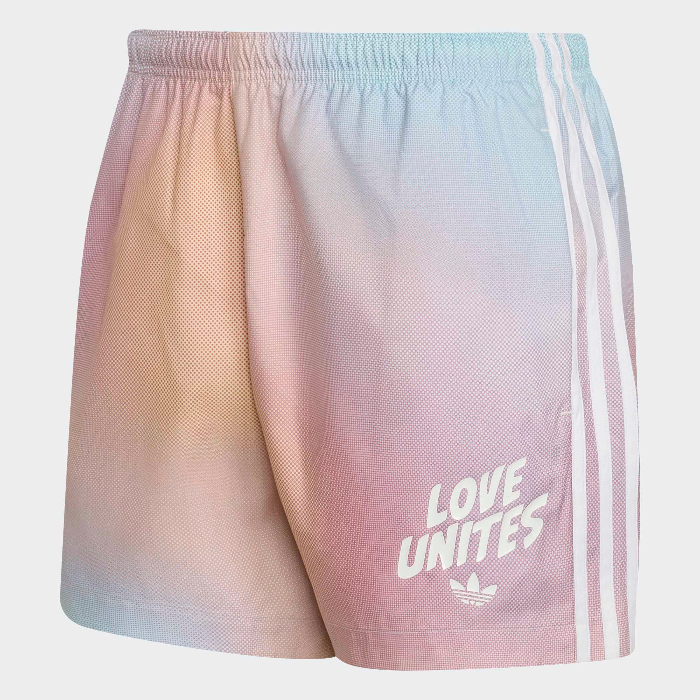 adidas Originals Shorts »PRIDE AOP«  für Schwimmen und Sportmode, ohne Verschluss, normal-weite Passform