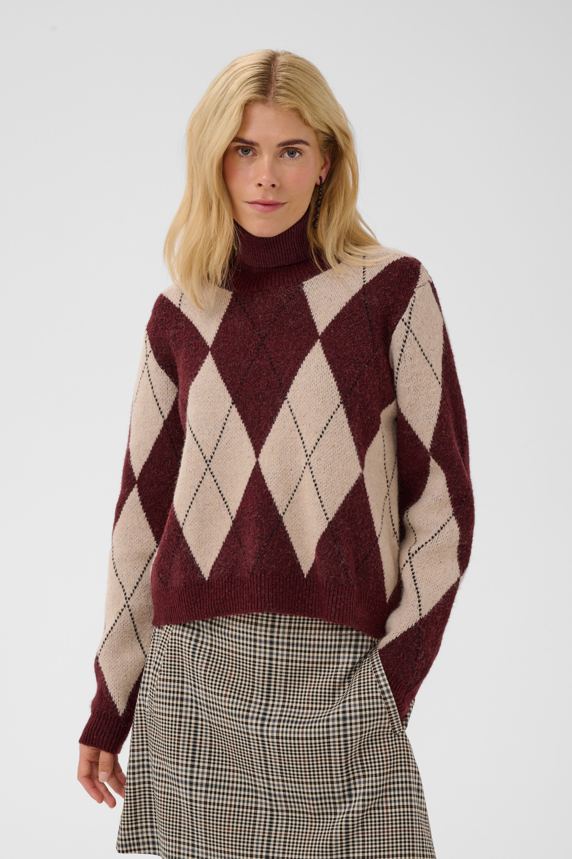 Culture Strickpullover »Damen Strickpullover CUargyle«