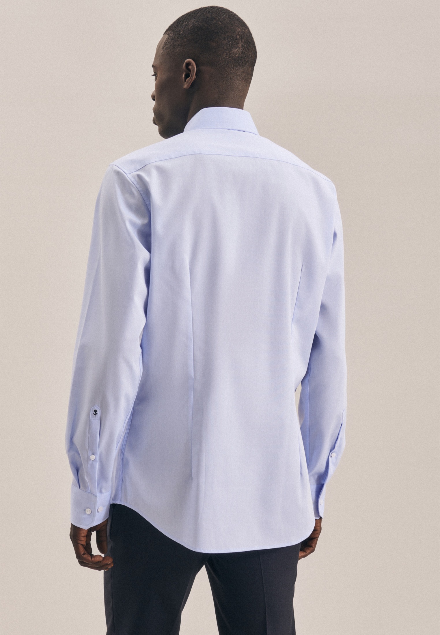 seidensticker Businesshemd "Schwarze Rose" Shaped 1/1 Kentkragen Uni günstig online kaufen